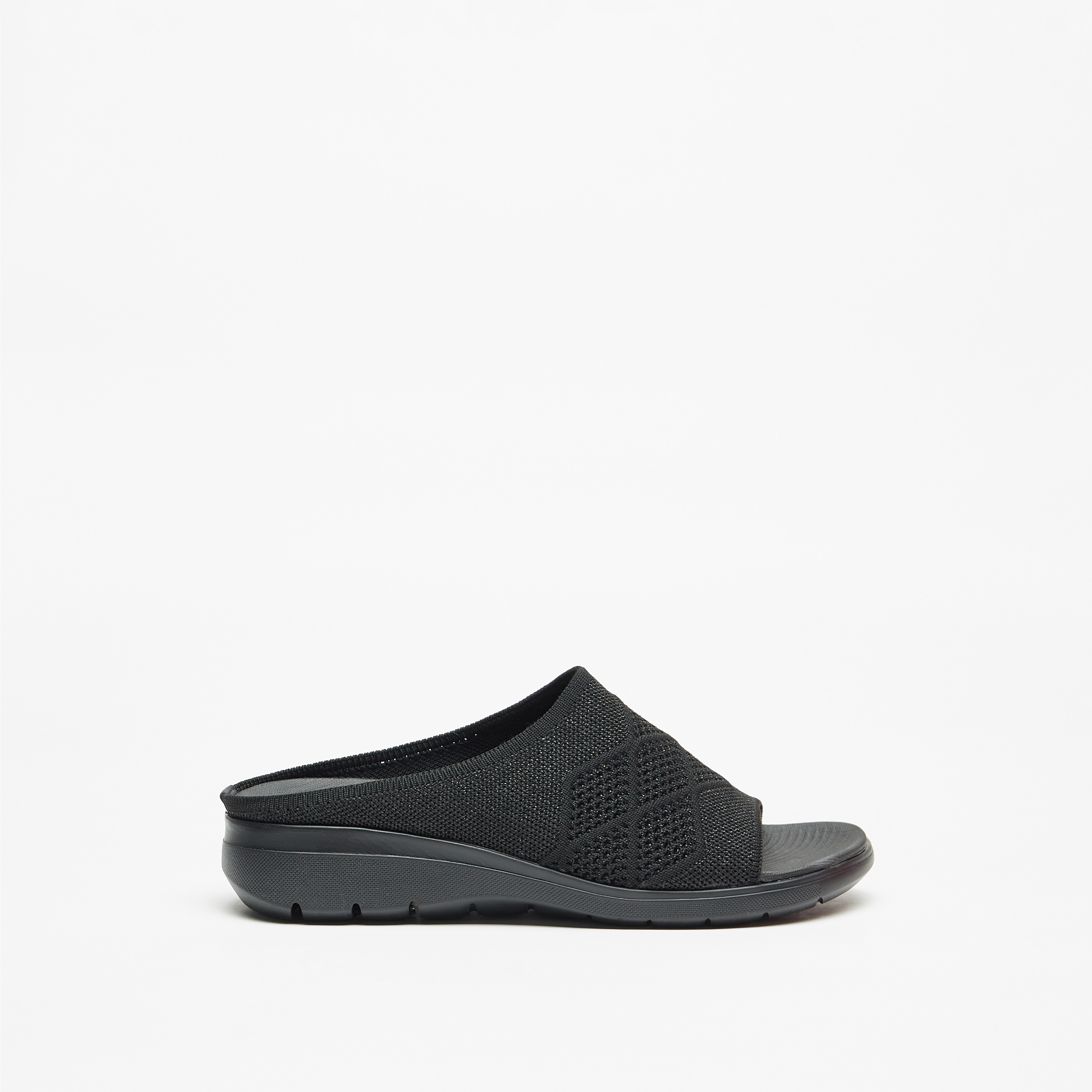 Flora Bella Textured Slide Comfort Sandals-women-shoes-sandals-heeled-image-3