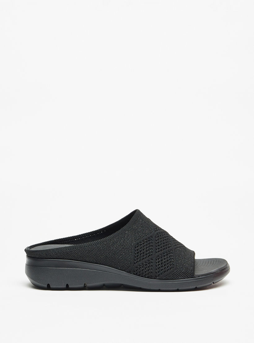 Flora Bella Textured Slide Comfort Sandals-women-shoes-sandals-heeled-image-3