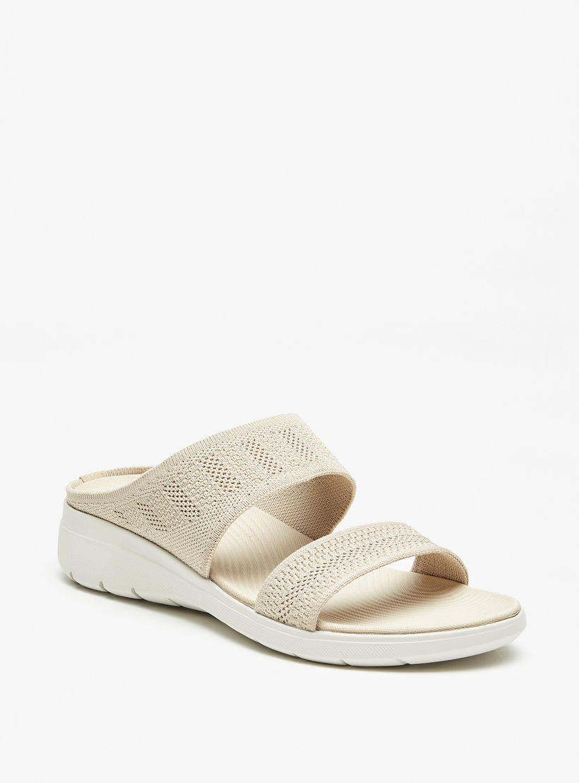 Flora Bella Textured Slip-On Comfort Sandals-women-shoes-sandals-heeled-image-1