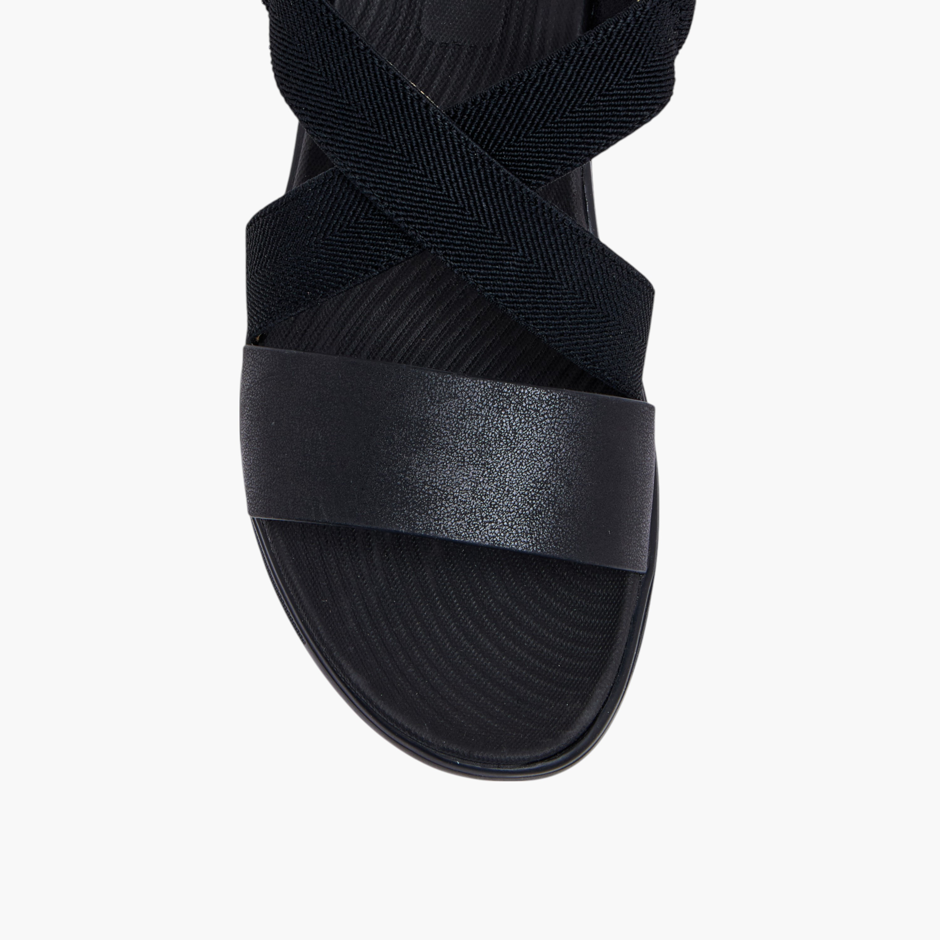 صندل بحزام متقاطع وشريط إغلاق لاصق من فلورا بيلا-women-shoes-flats-sandals-image-3