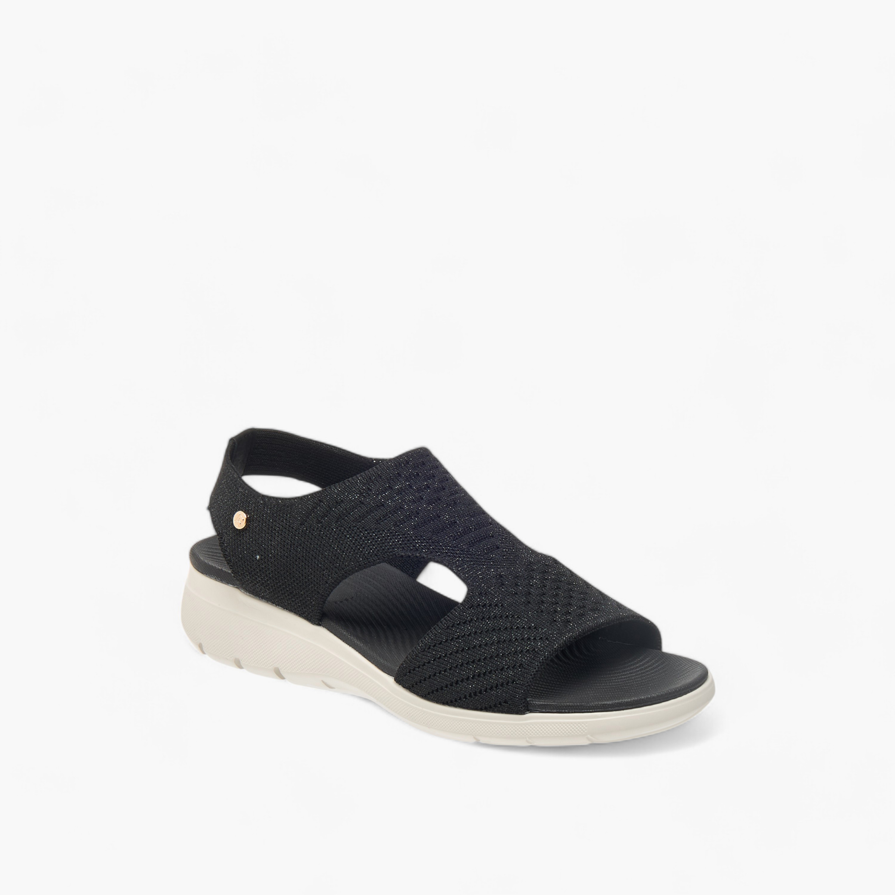 صندل مريح بارز الملمس بكعب ويدج وحزام من فلورا بيلا-women-shoes-sandals-heeled-image-2