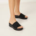 Le Confort Embellished Slip-On Flatform Heels-Women%27s Flat Sandals-thumbnailMobile-0