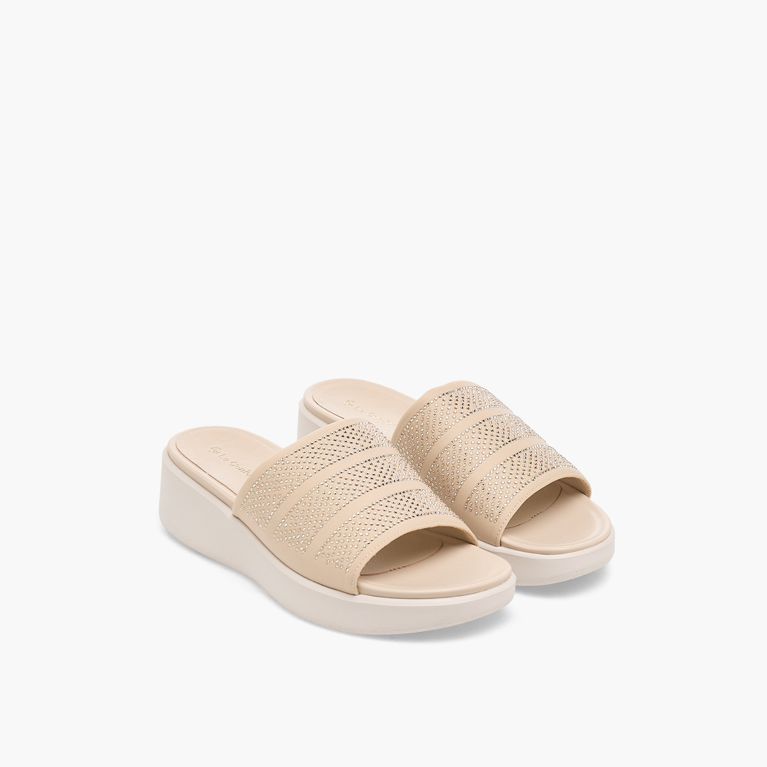 Le Confort Women Platform Heel Sandals-women-shoes-sandals-heeled-image-1