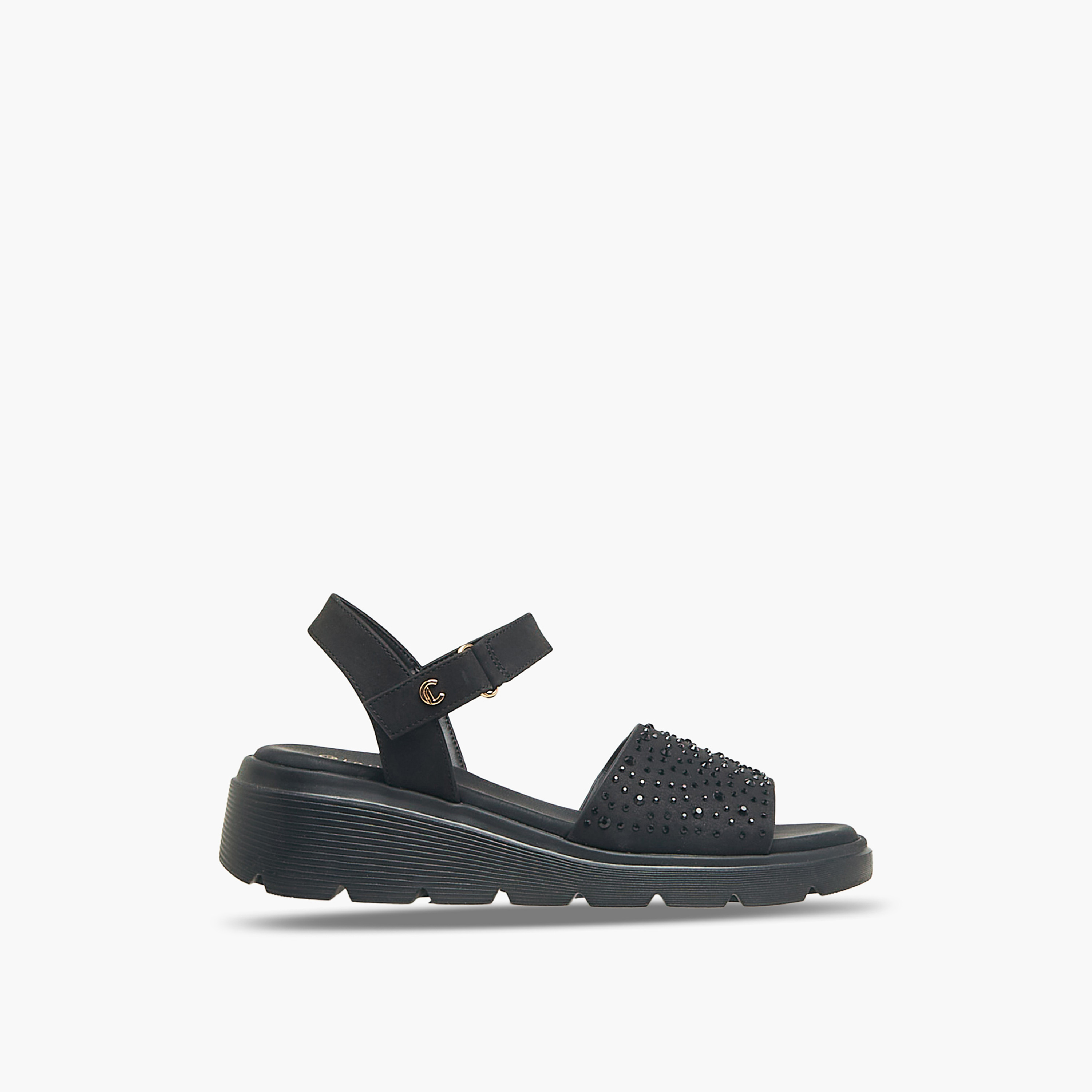 صندل نسائي مزين بكعب عريض من لو كونفورت-women-shoes-sandals-heeled-image-2