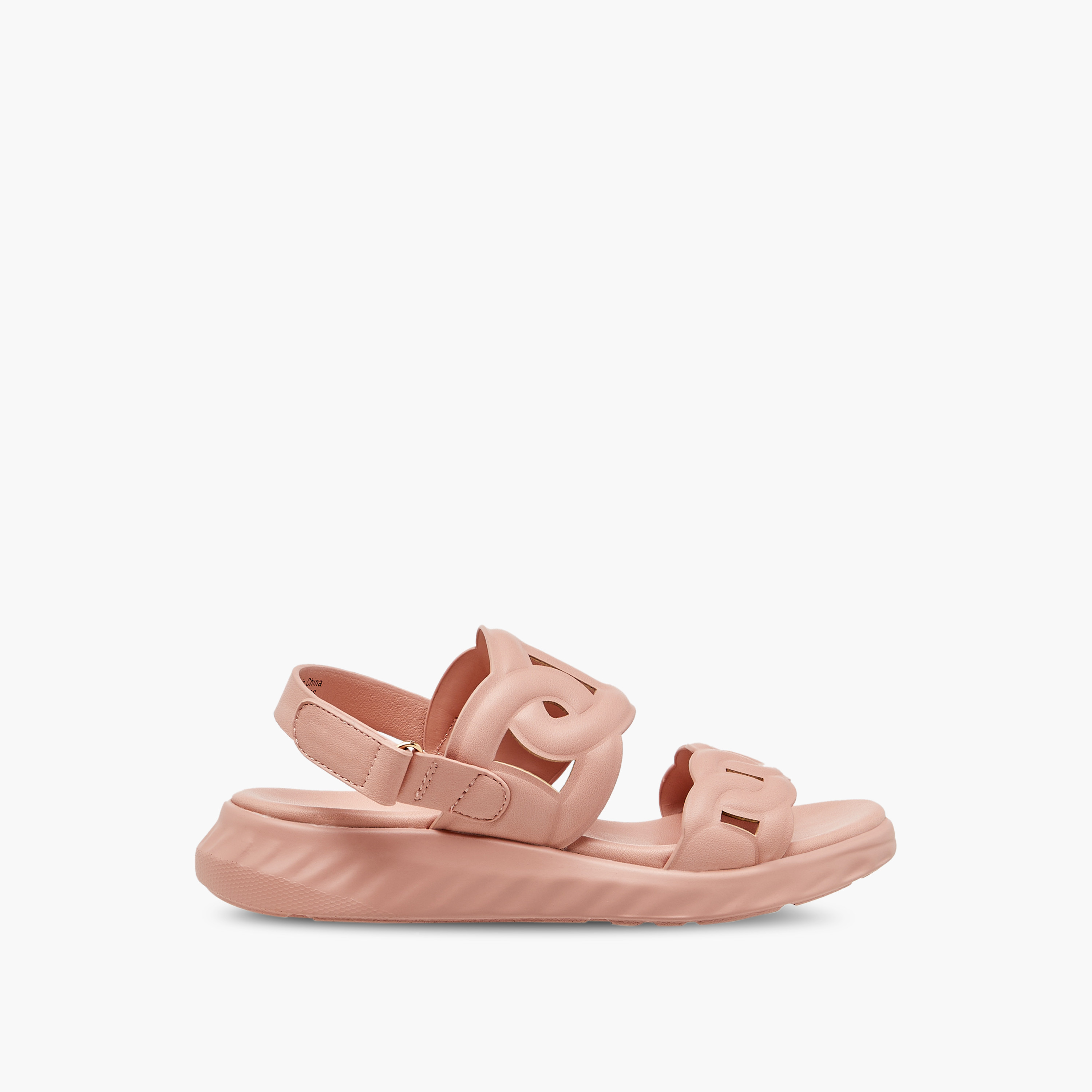 صندل مفرغ بشريط إغلاق لاصق من لو كونفورت-girls-shoes-sandals-image-2