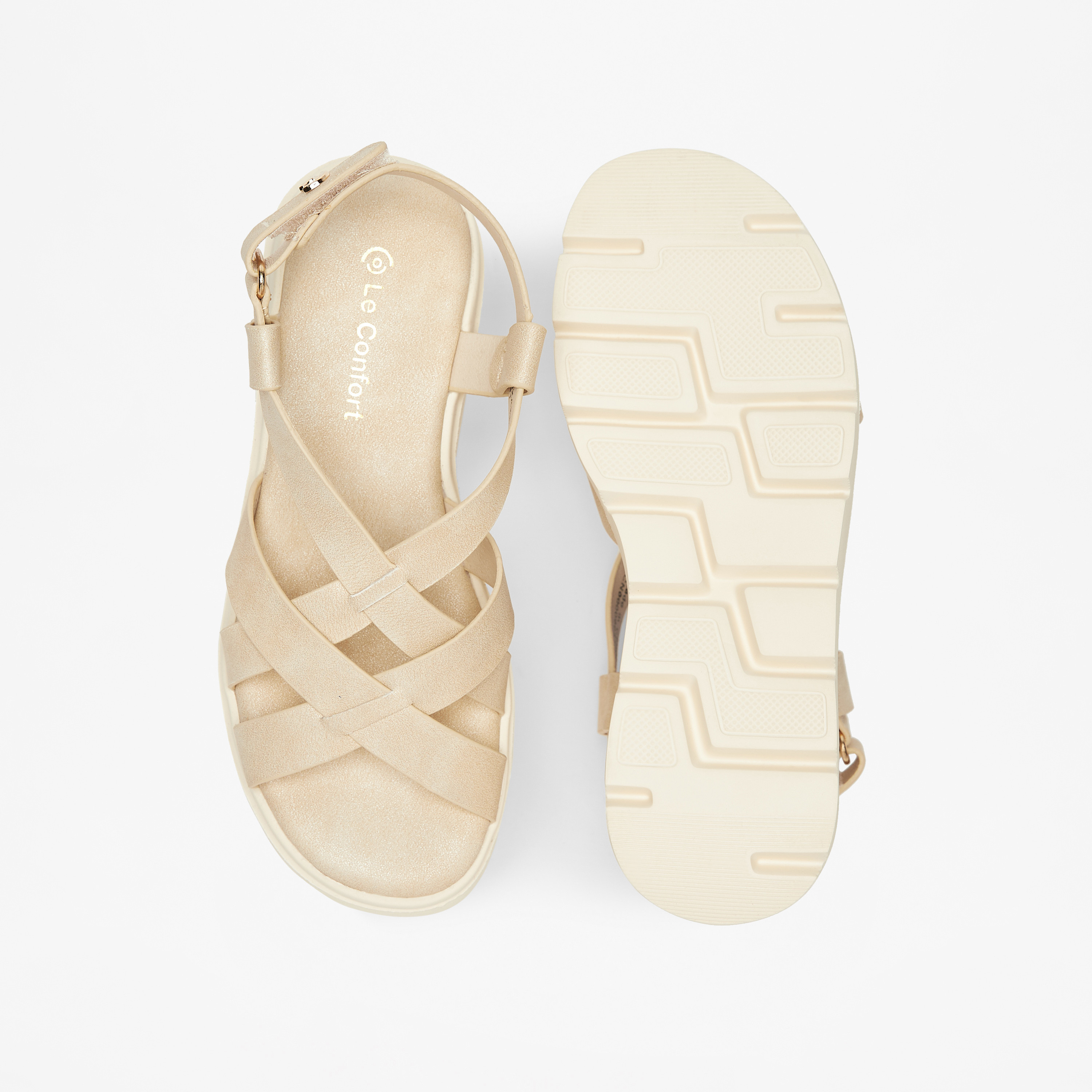 صندل متعدد الأحزمة بشريط إغلاق من لو كونفورت-girls-shoes-sandals-image-4