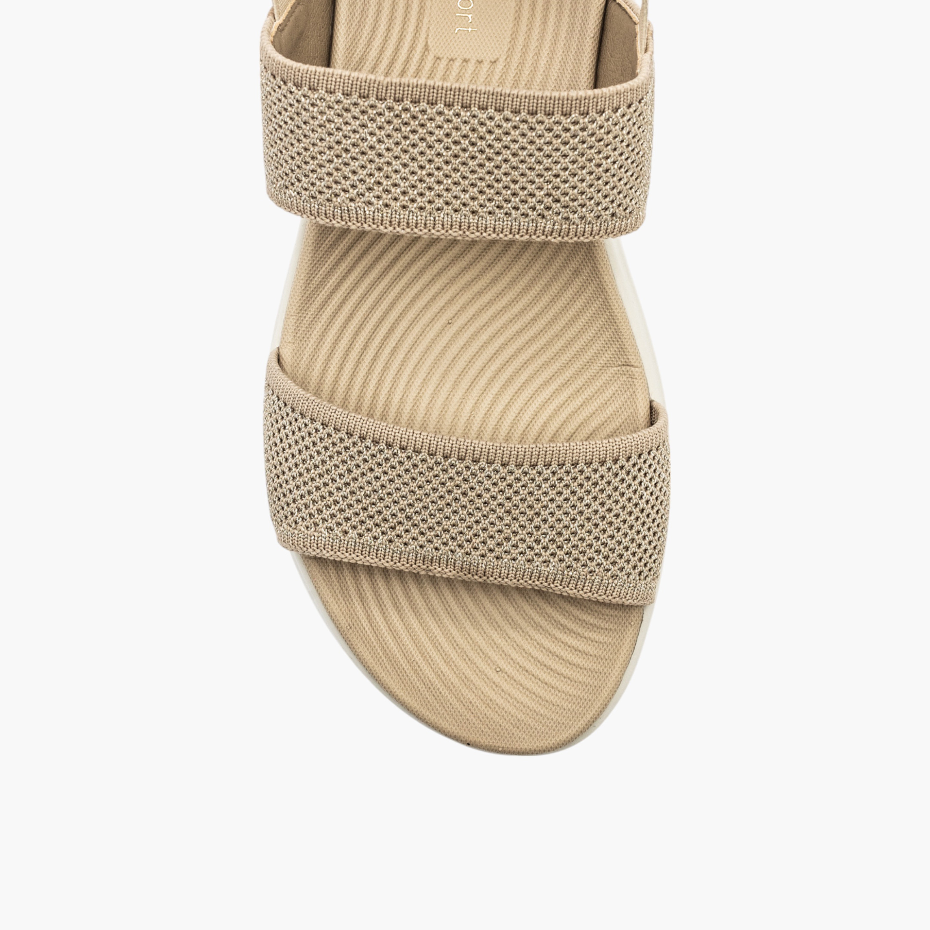 صندل مريح بارز الملمس بحزام خلفي من لو كونفورت-women-shoes-sandals-heeled-image-4