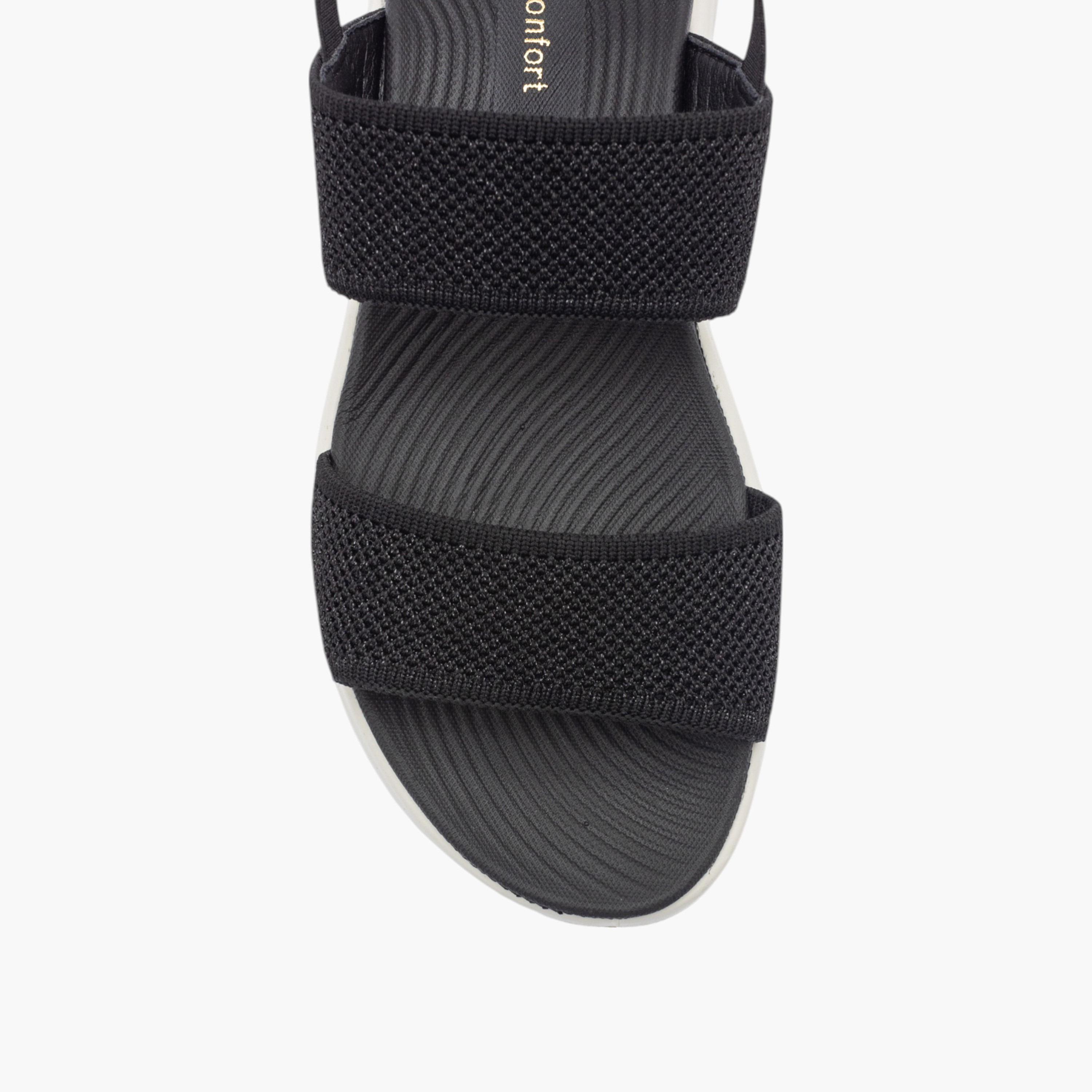 صندل مريح بارز الملمس بحزام خلفي من لو كونفورت-women-shoes-sandals-heeled-image-3