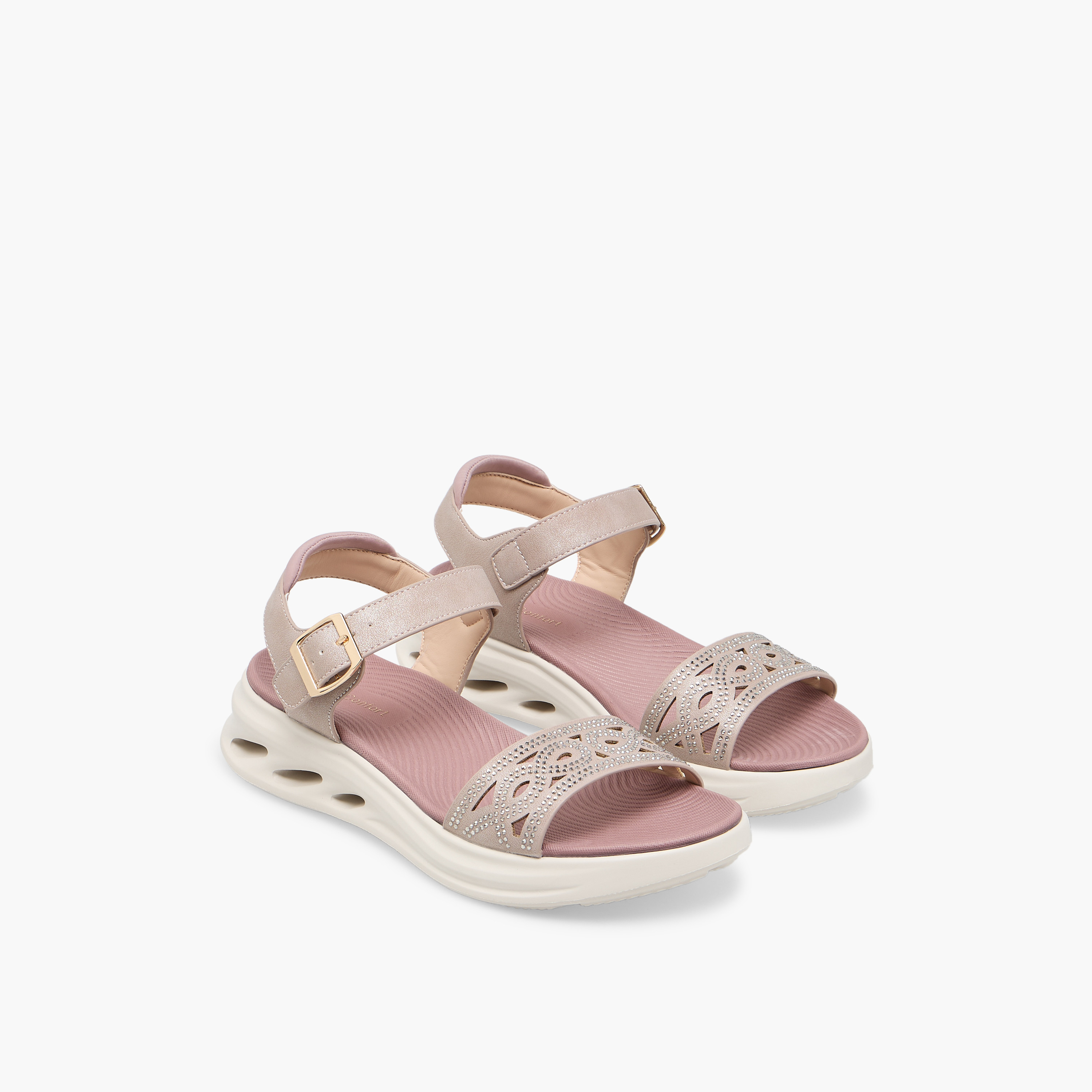 صندل بأحزمة للنساء من لو كونفورت-women-shoes-flats-sandals-image-1