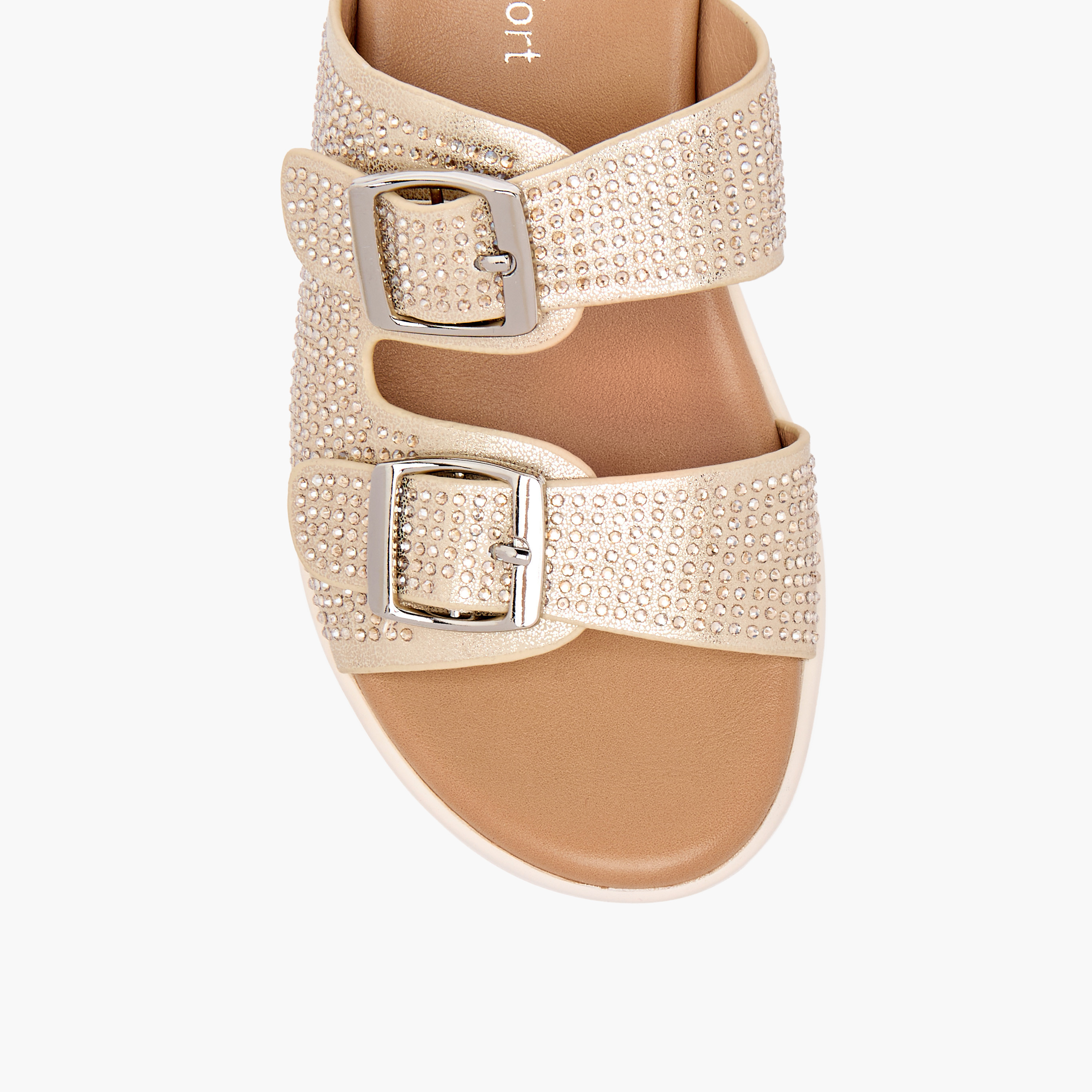 Le Confort Studded Slip-On Sandals with Buckle Detail-girls-shoes-sandals-image-10