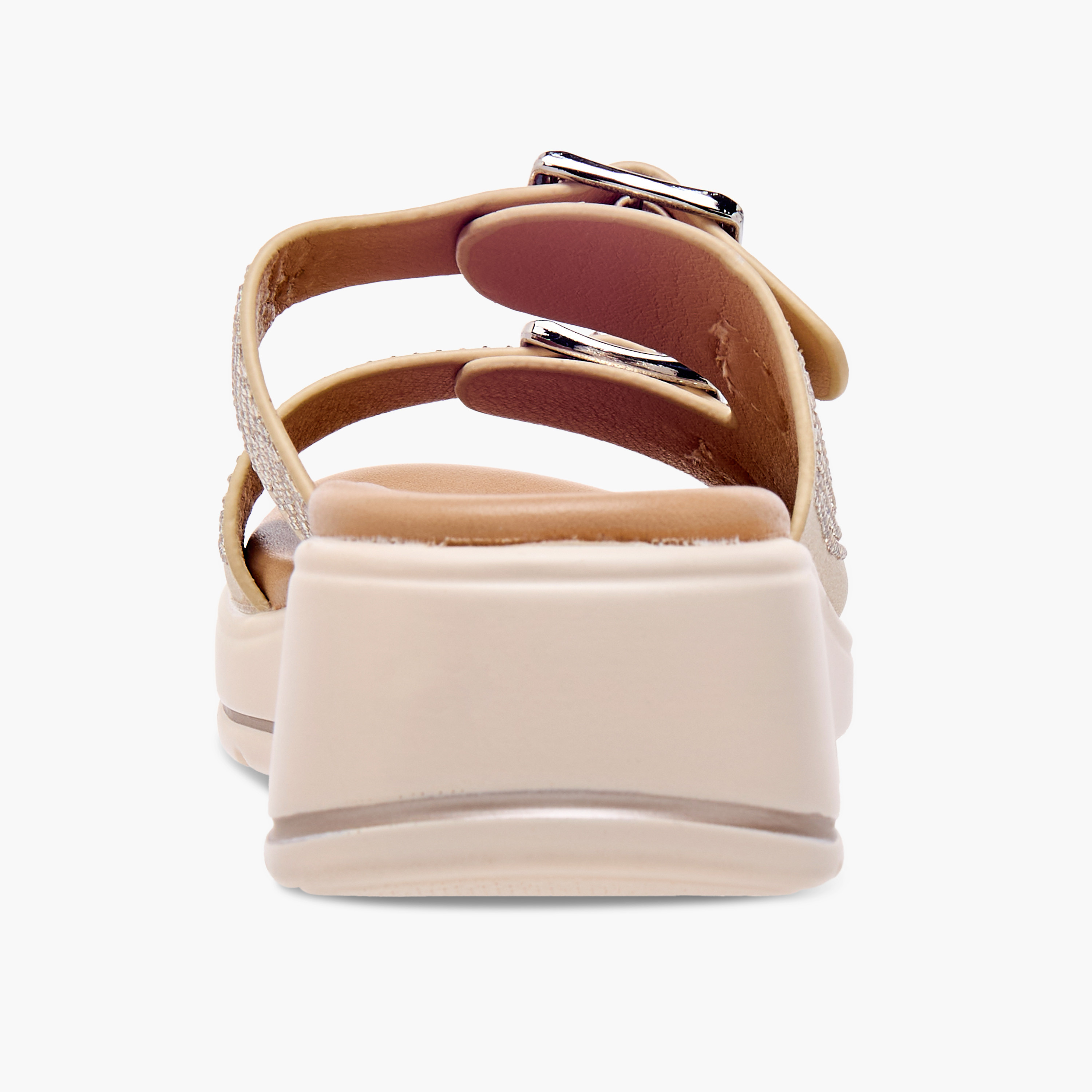 Le Confort Studded Slip-On Sandals with Buckle Detail-girls-shoes-sandals-image-5
