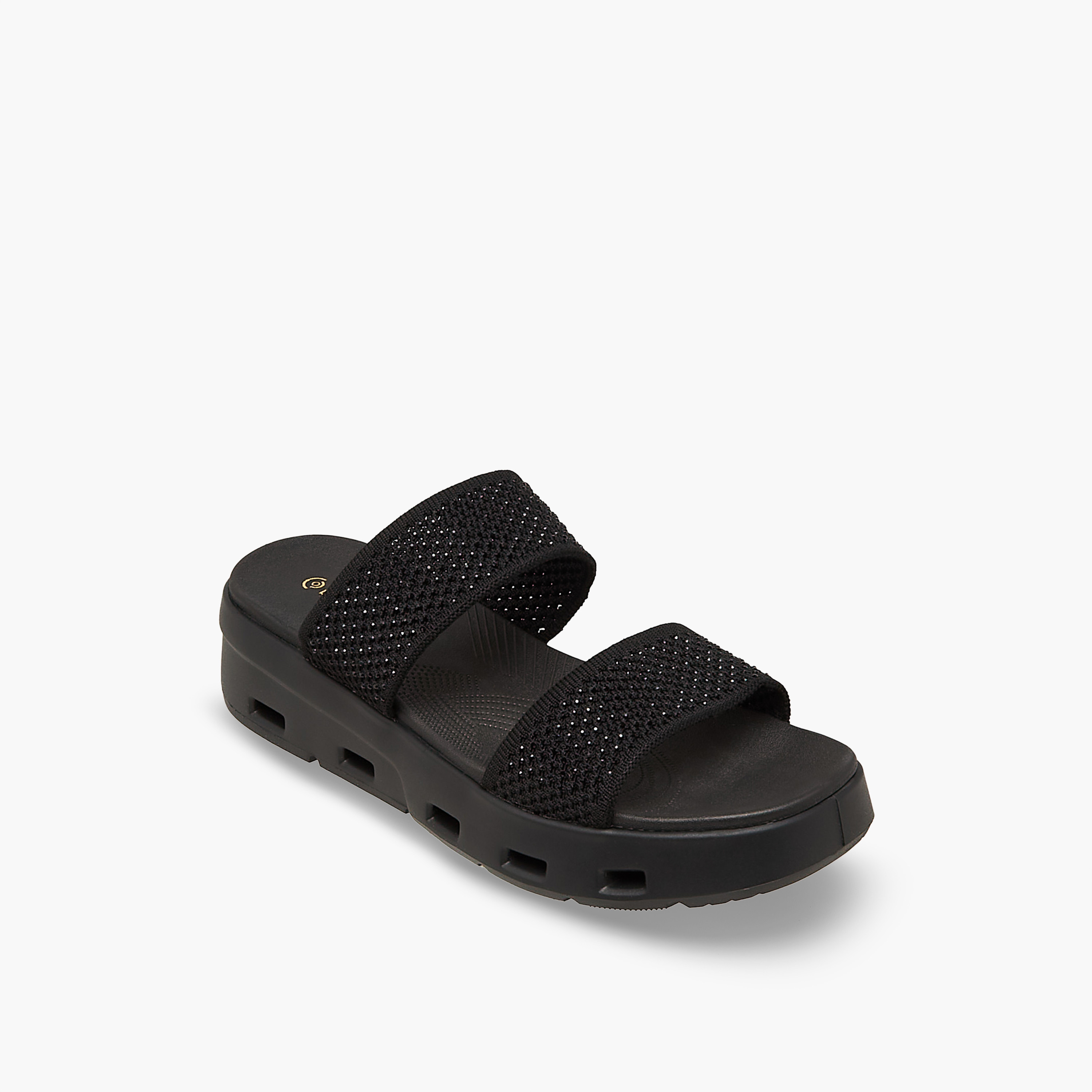 Le Confort Women Embellished Flyknit Sandals-women-shoes-sandals-heeled-image-3