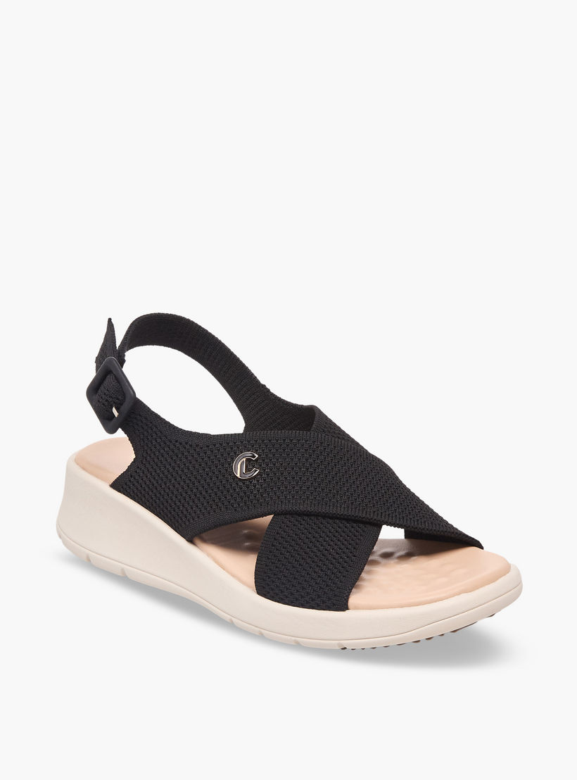 صندل بأحزمة وإبزيم إغلاق للنساء من لو كونفورت-women-shoes-sandals-heeled-image-2