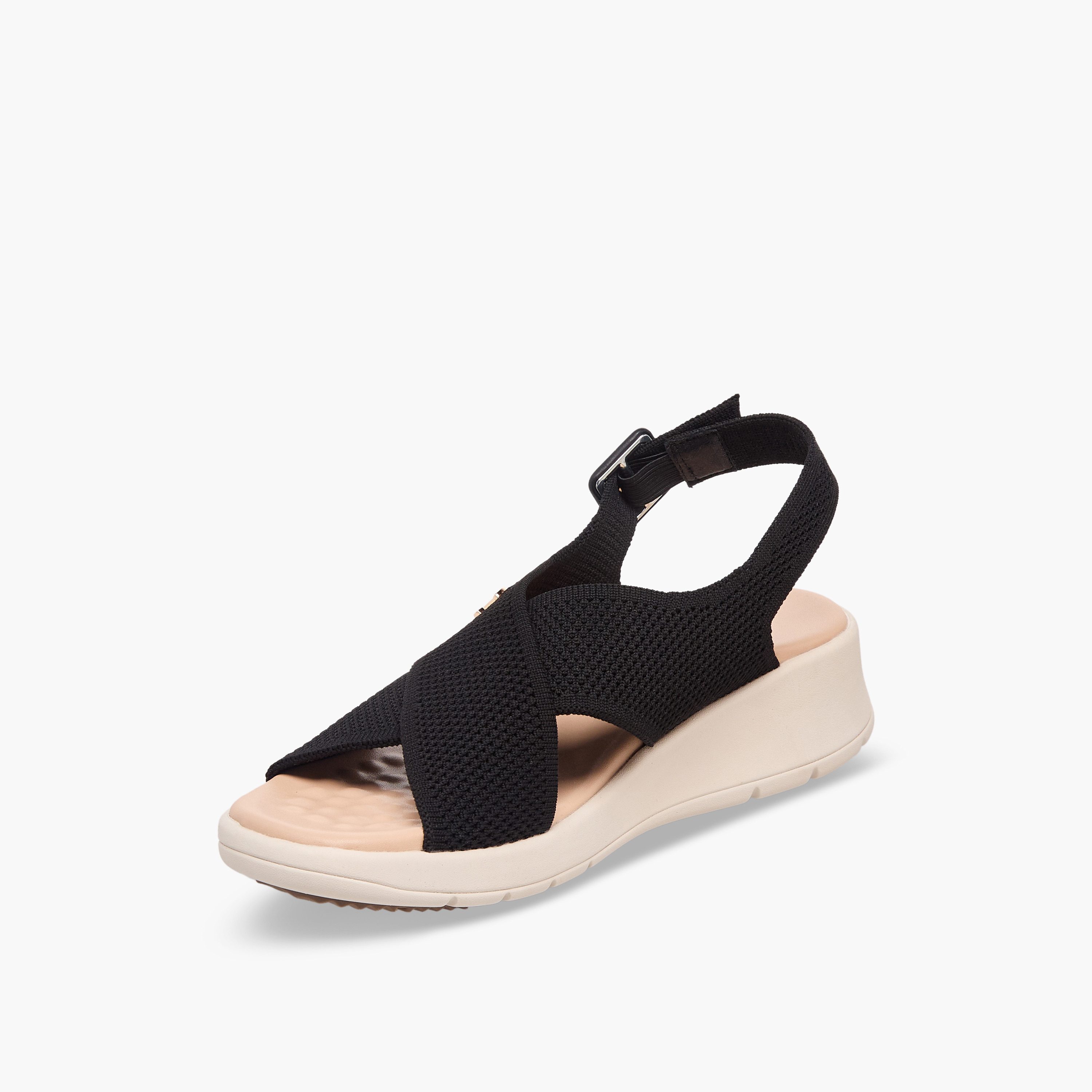 صندل بأحزمة وإبزيم إغلاق للنساء من لو كونفورت-women-shoes-sandals-heeled-image-4