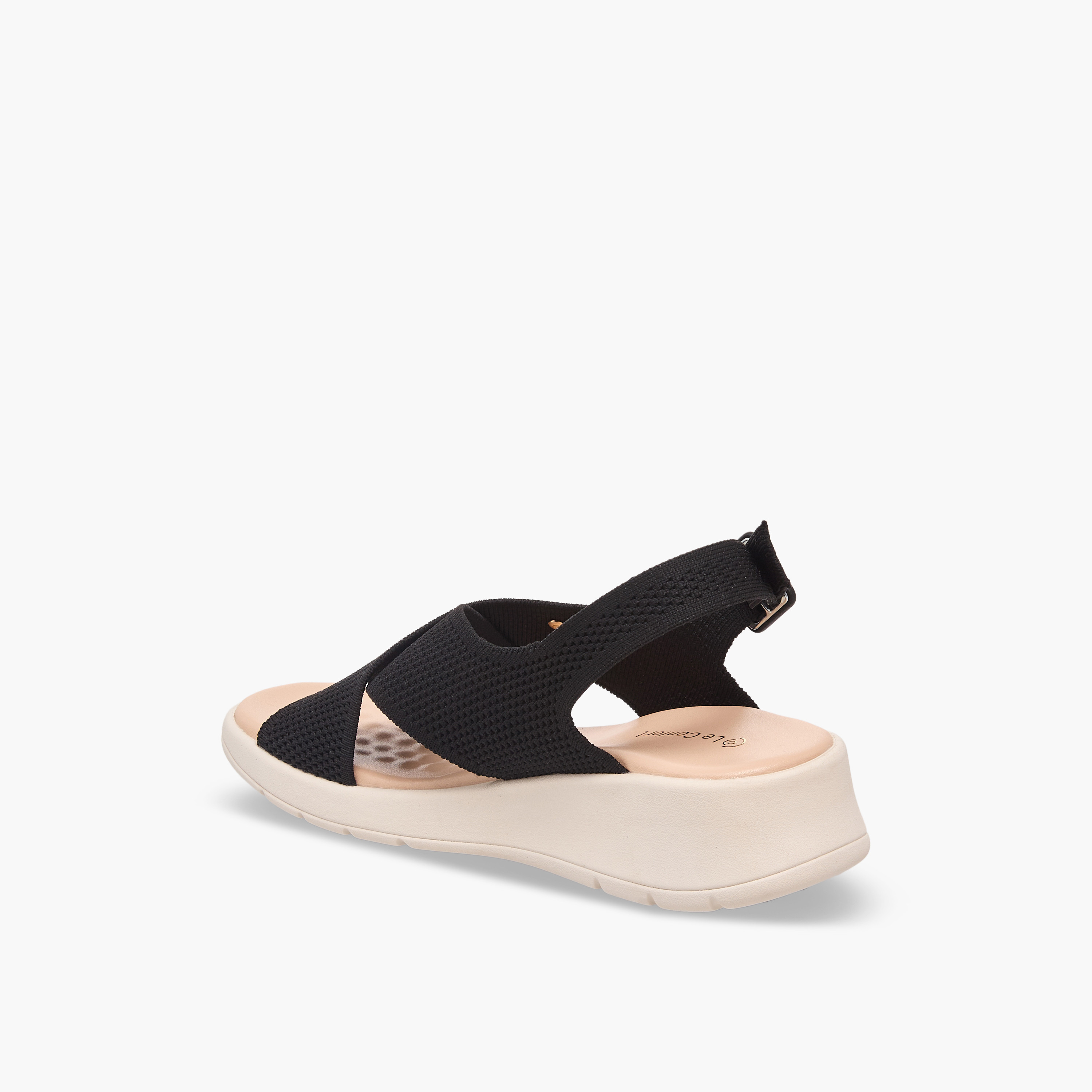 صندل بأحزمة وإبزيم إغلاق للنساء من لو كونفورت-women-shoes-sandals-heeled-image-5