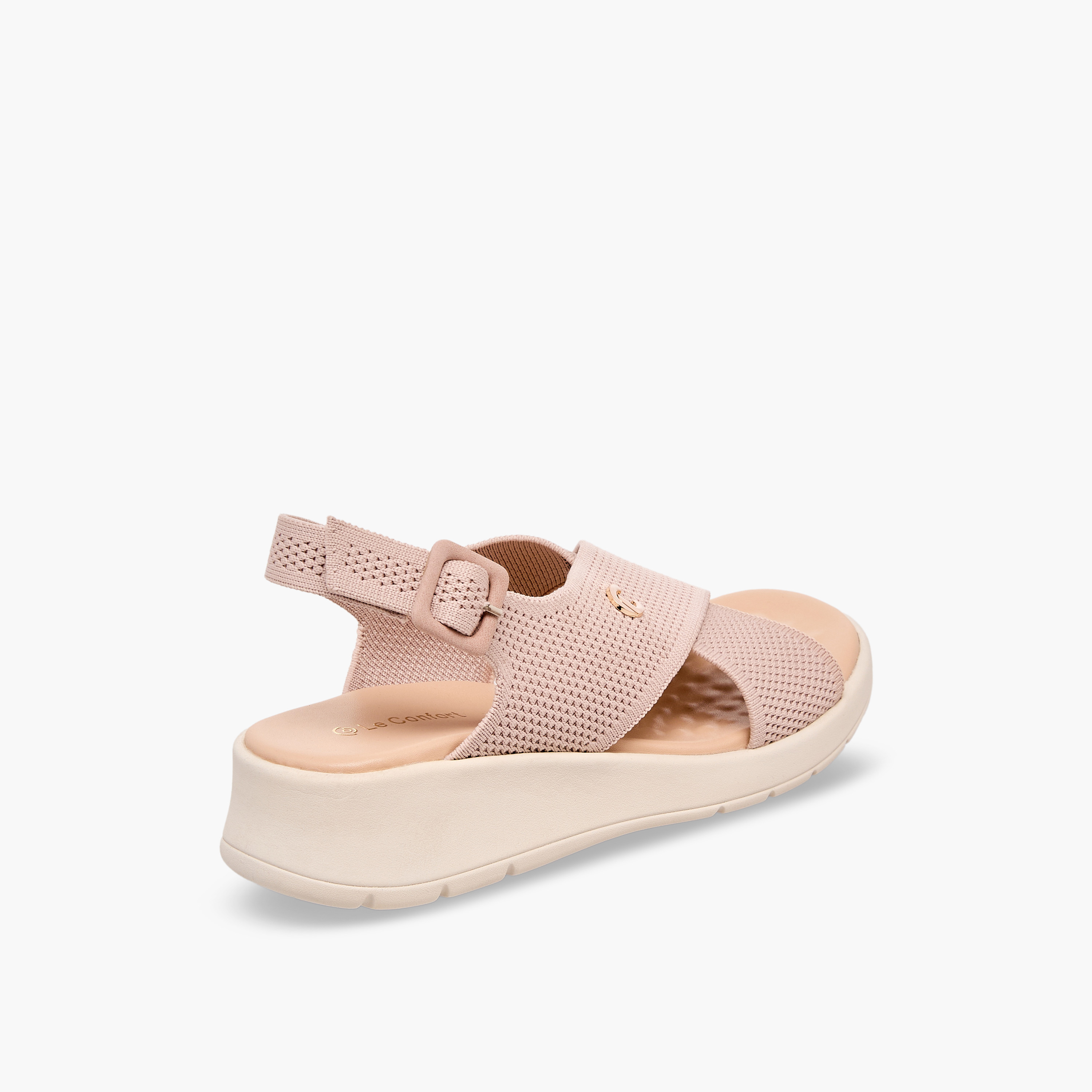 Le Confort Women Buckle Closure Strap Sandals-women-shoes-sandals-heeled-image-6