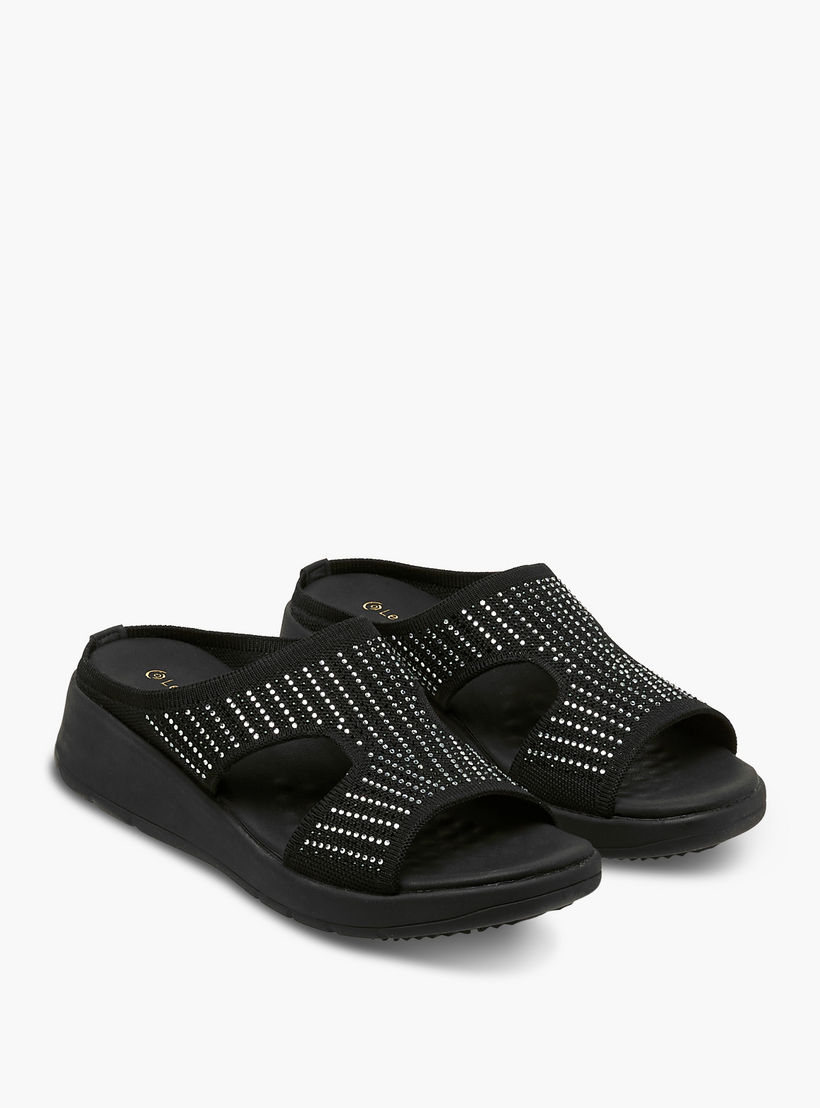 صندل فلاي نت سهل الارتداء بكعب ويدج للنساء من لو كونفورت-women-shoes-sandals-heeled-image-1