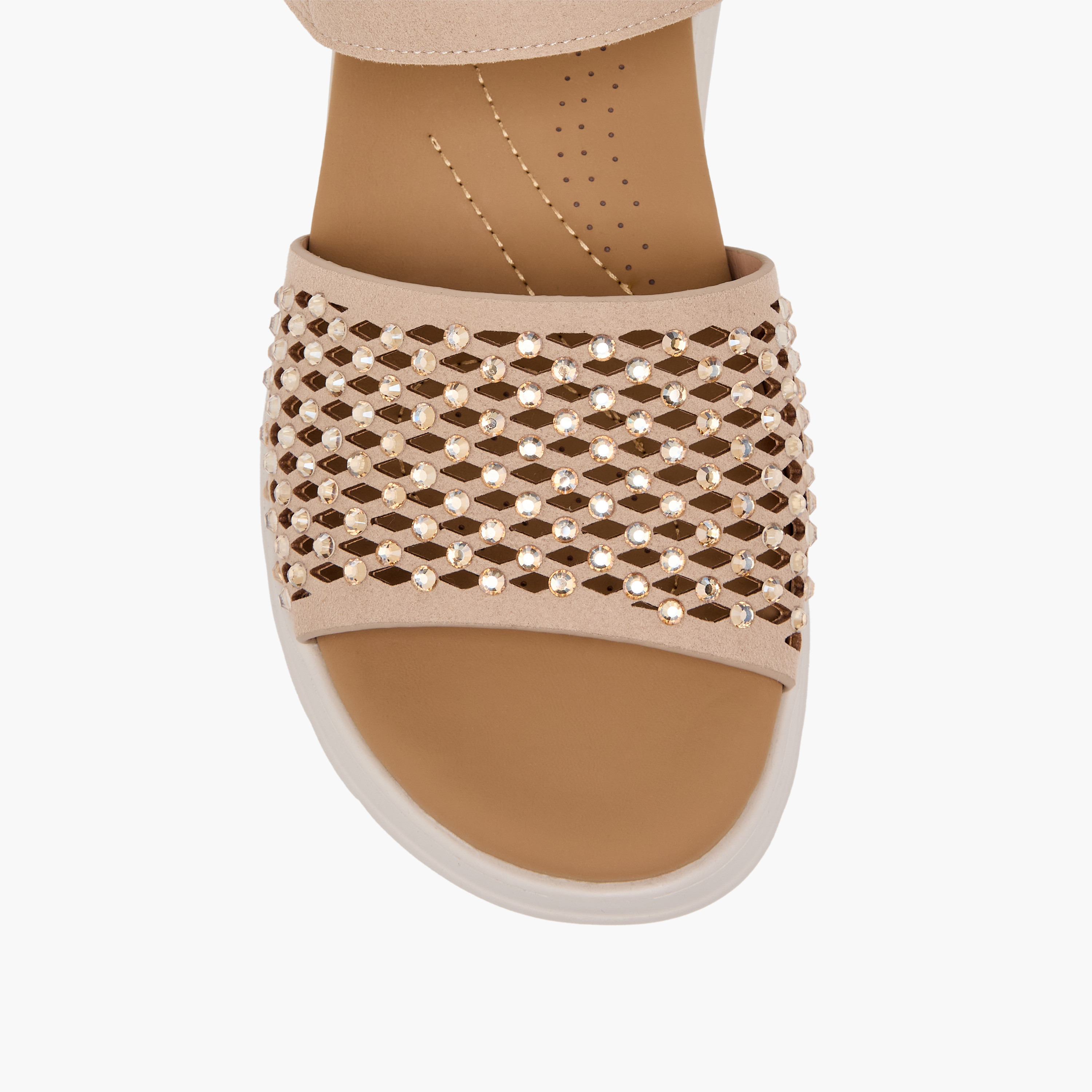 Le Confort Women Rhinestone Embellished Comfort Sandals-women-shoes-sandals-heeled-image-7