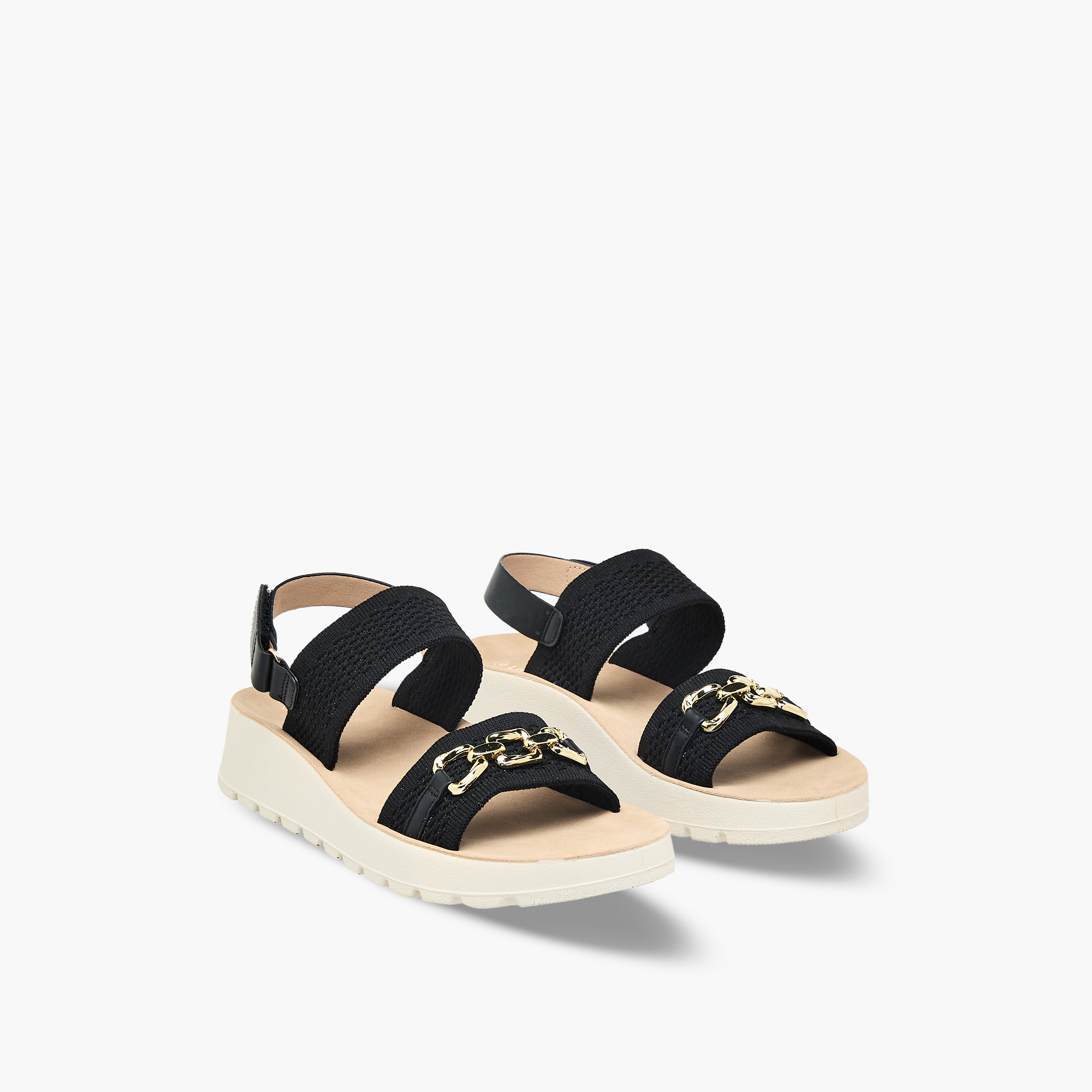 صندل مريح بكعب بلاتفورم للنساء من لو كونفورت-women-shoes-sandals-heeled-image-1