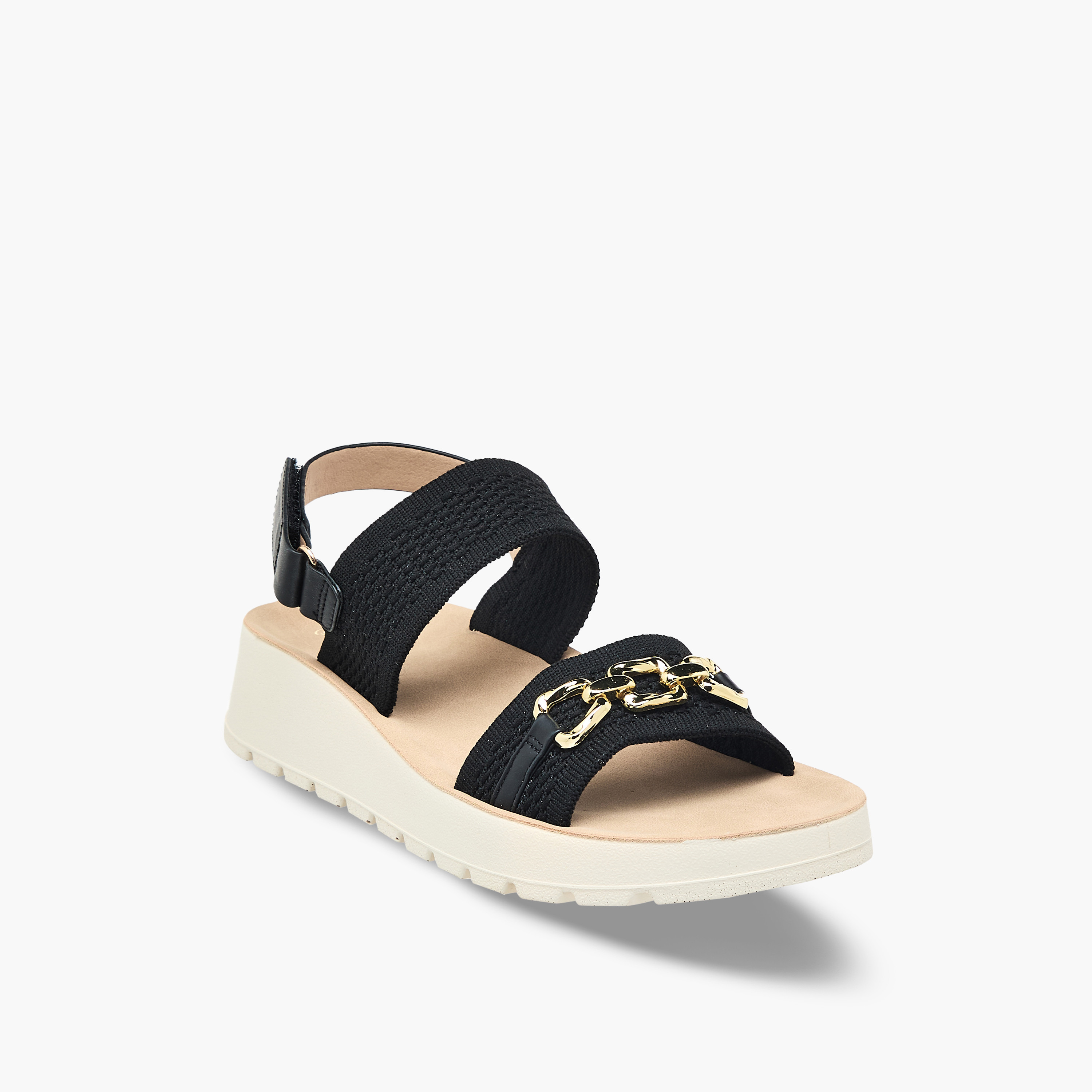 صندل مريح بكعب بلاتفورم للنساء من لو كونفورت-women-shoes-sandals-heeled-image-2