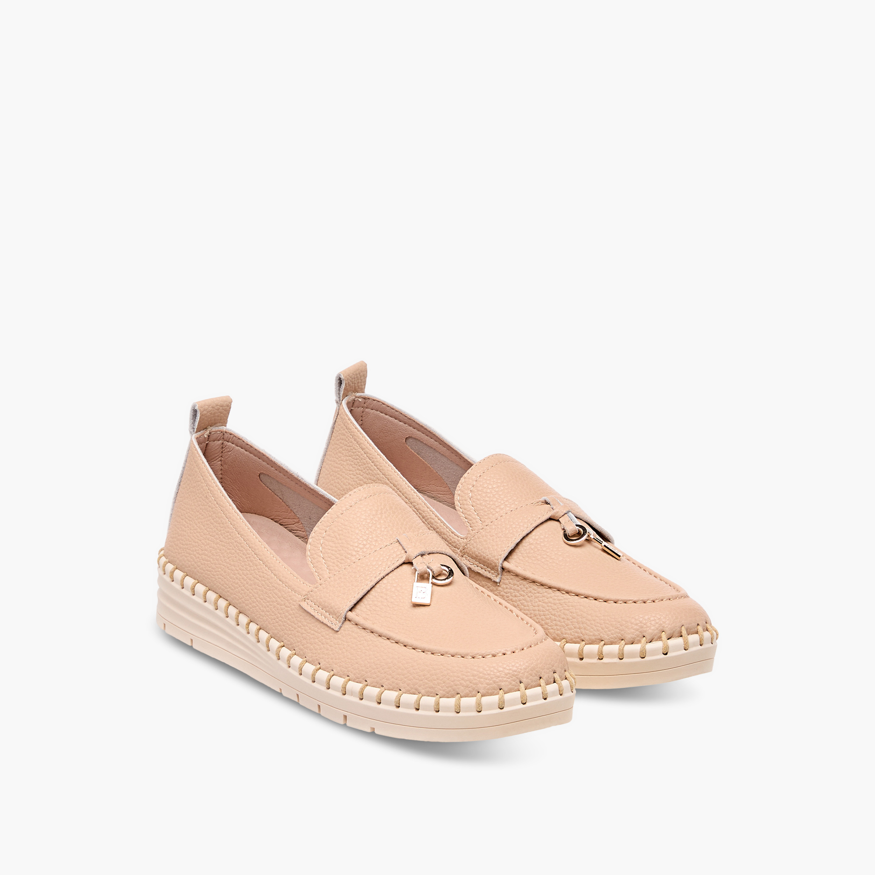 Flora Bella Textured Slip-On Loafers-women-shoes-flats-loafers-image-1