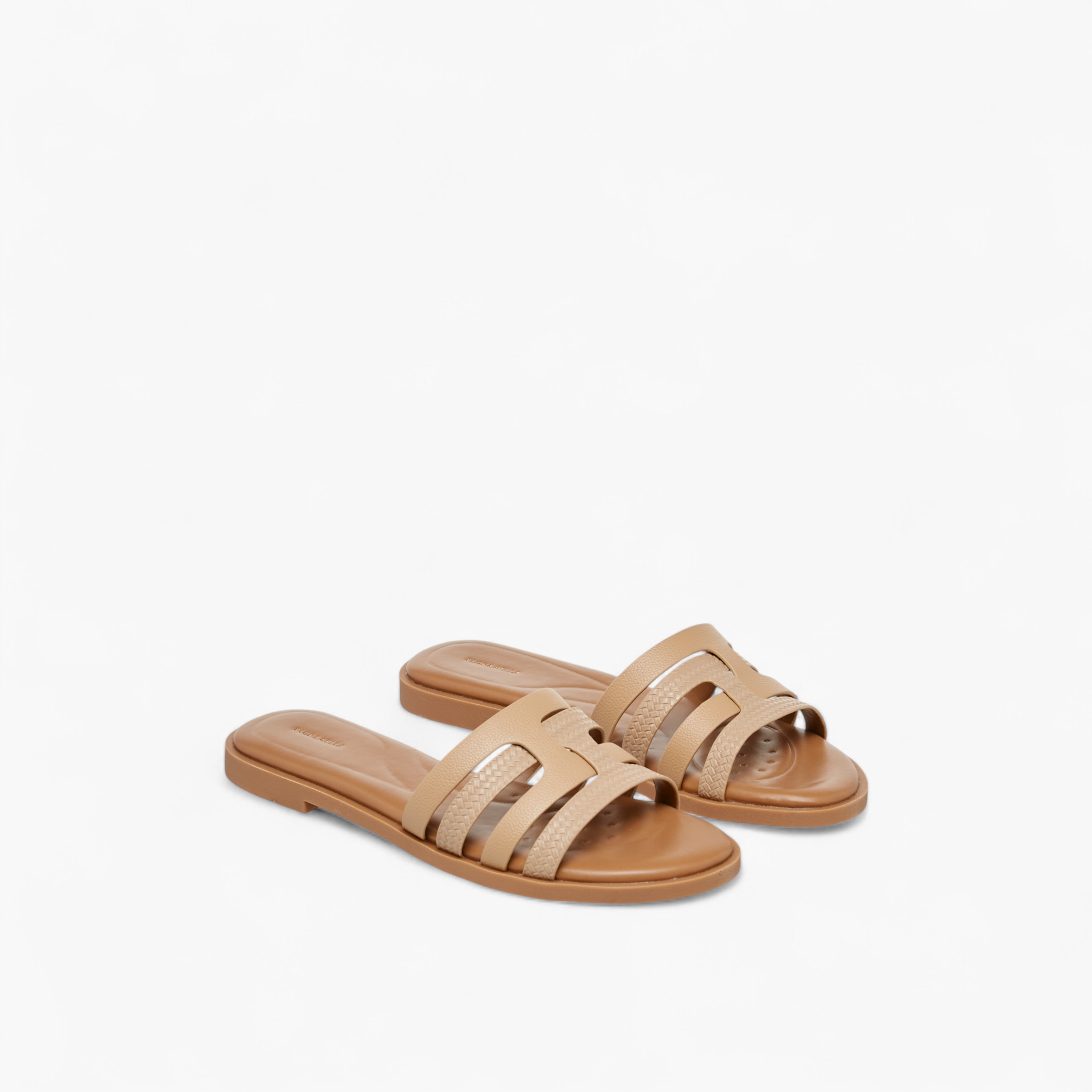 Flora Bella Women's Textured Slip-On Sandals-women-shoes-flats-sandals-image-1