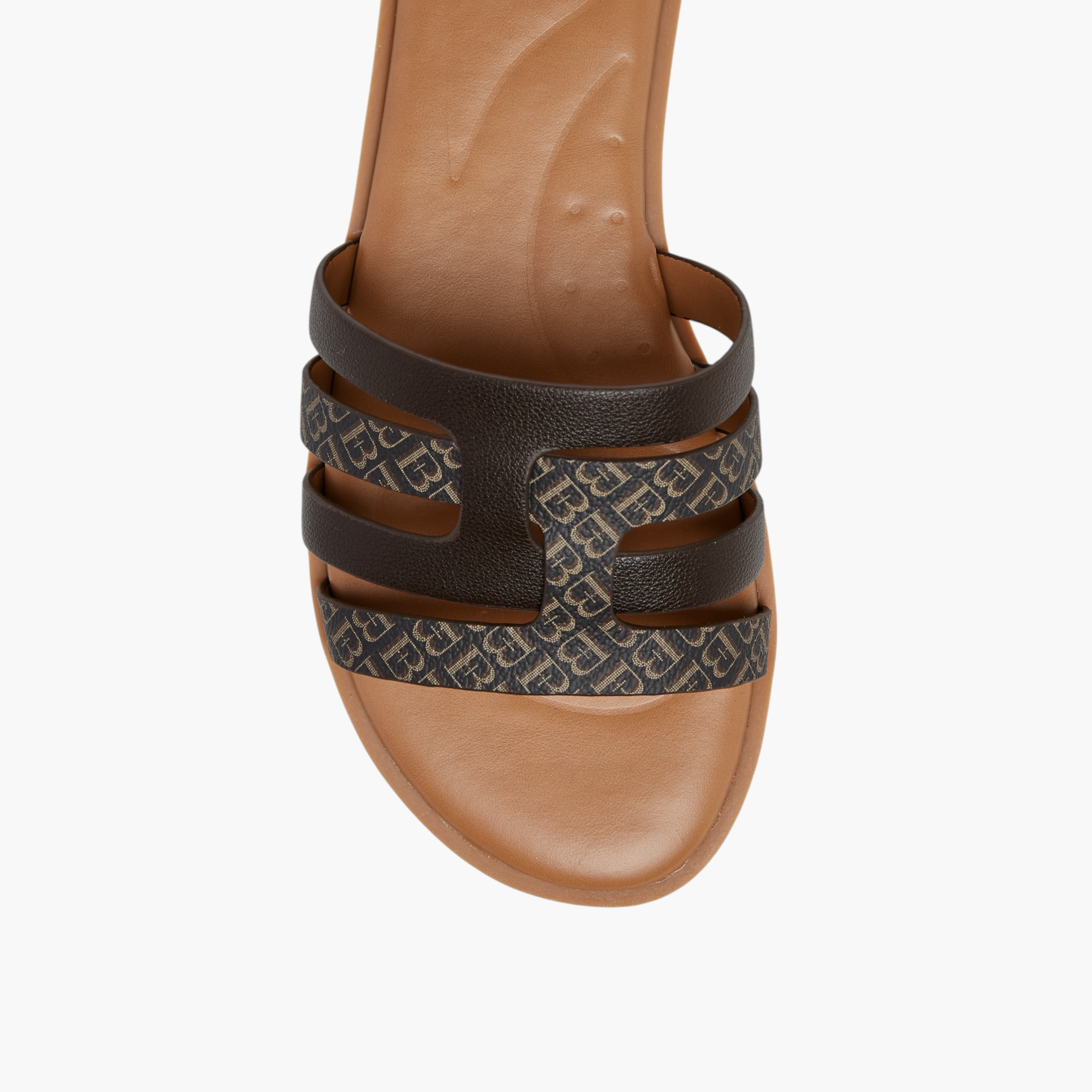 Flora Bella Monogram Print Slip-On Sandals-women-shoes-flats-sandals-image-4