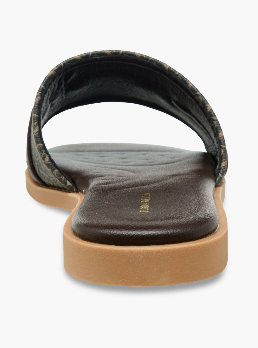 صندل سهل الارتداء بطبعات مونوجرام للنساء من فلورا بيلا-women-shoes-flats-sandals-image-6