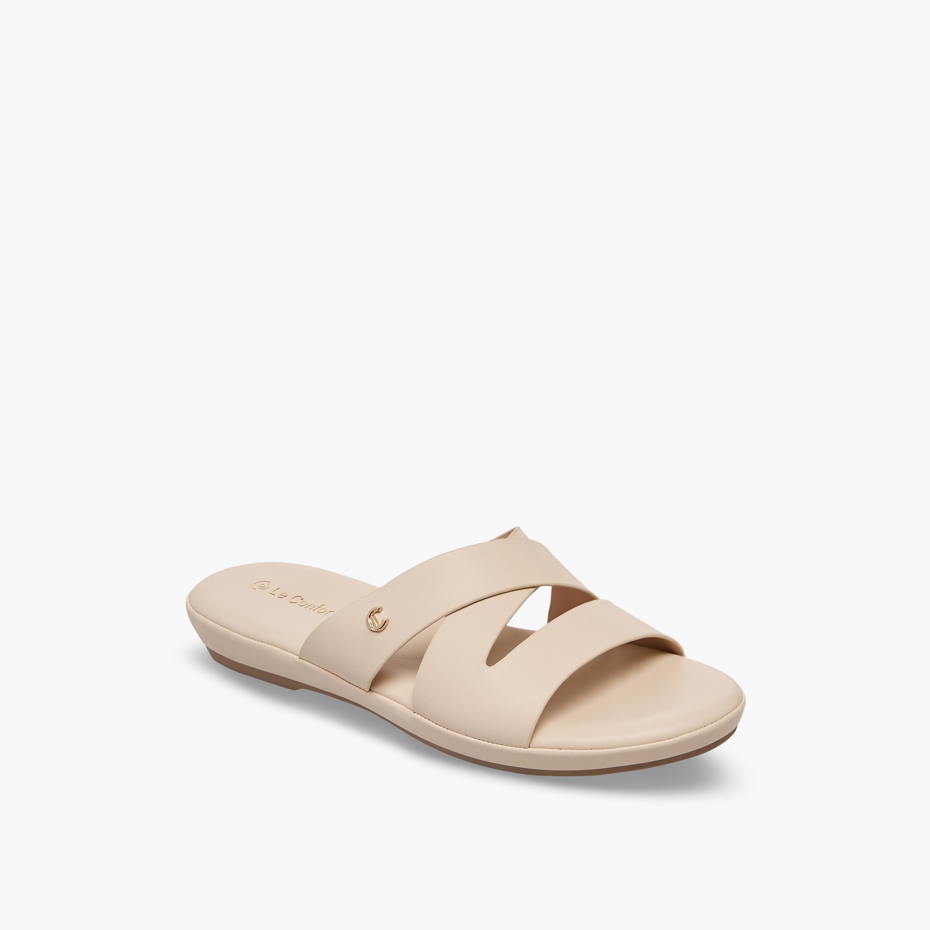 Le Confort Women Slip-On Sandals-women-shoes-sandals-flats-image-2