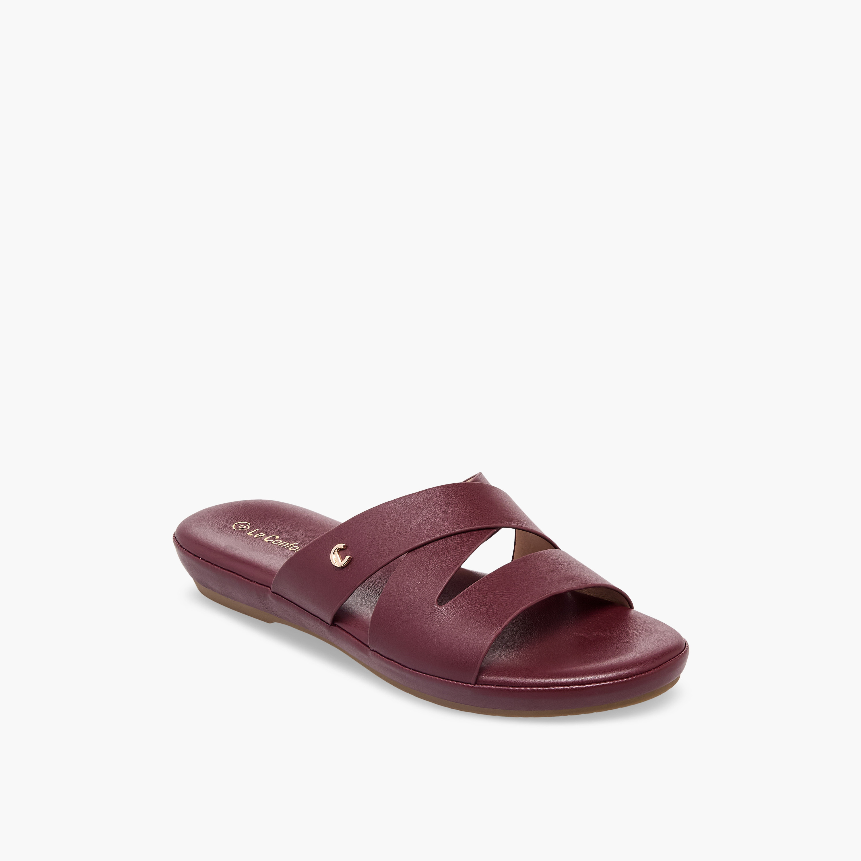 Le Confort Women Slip-On Sandals-women-shoes-sandals-flats-image-2