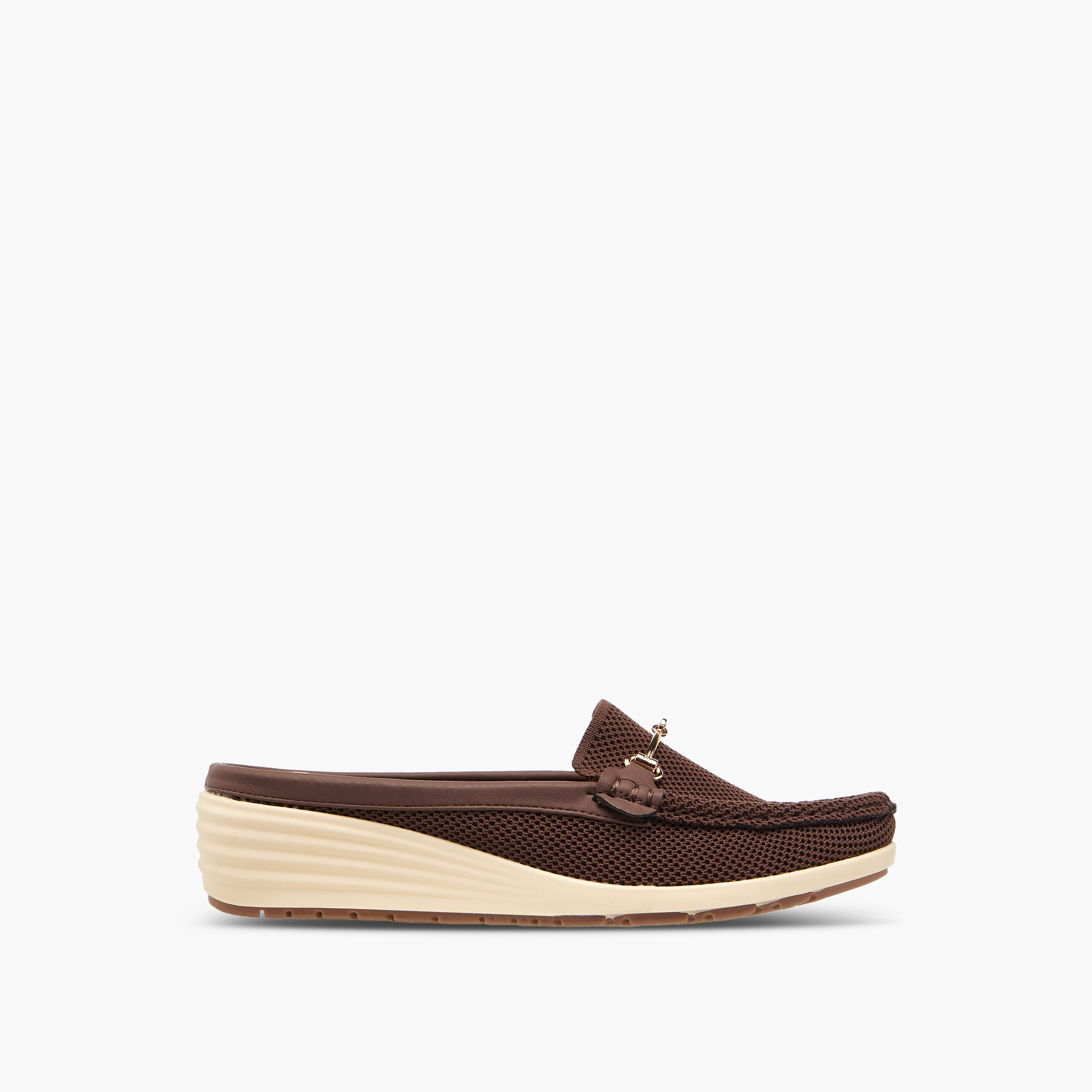 Le Confort Metal Accent Flyknit Slip-On Mules with Wedge Heels-women-shoes-sandals-heeled-image-3