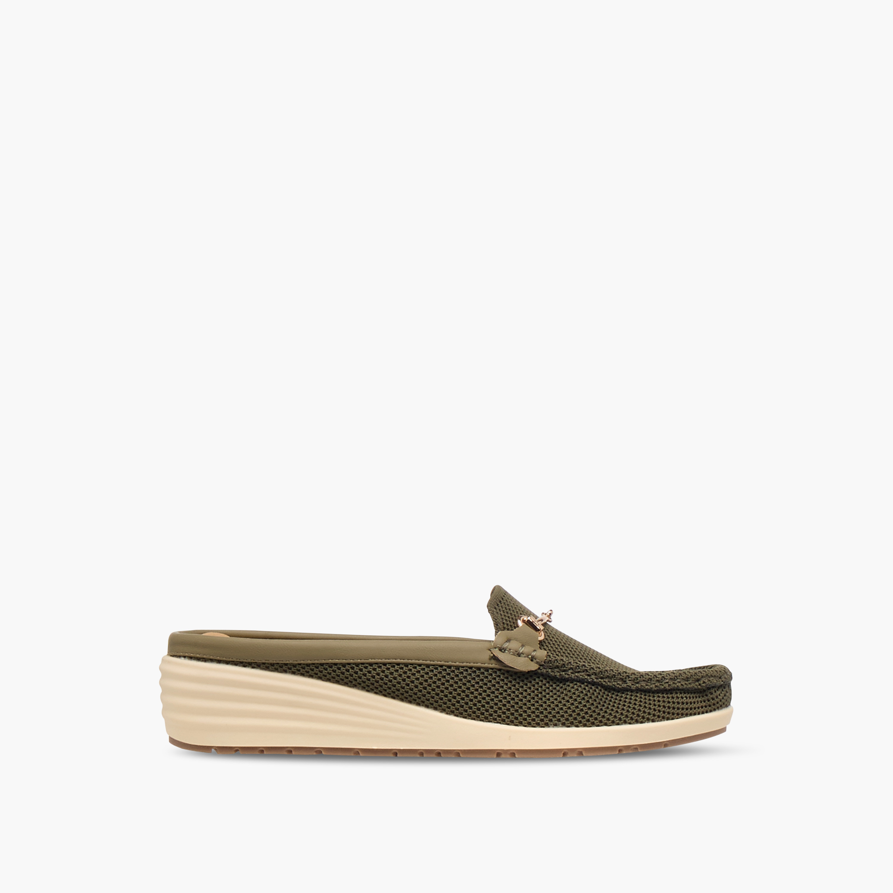 Le Confort Metal Accent Flyknit Slip-On Mules with Wedge Heels-women-shoes-sandals-heeled-image-3