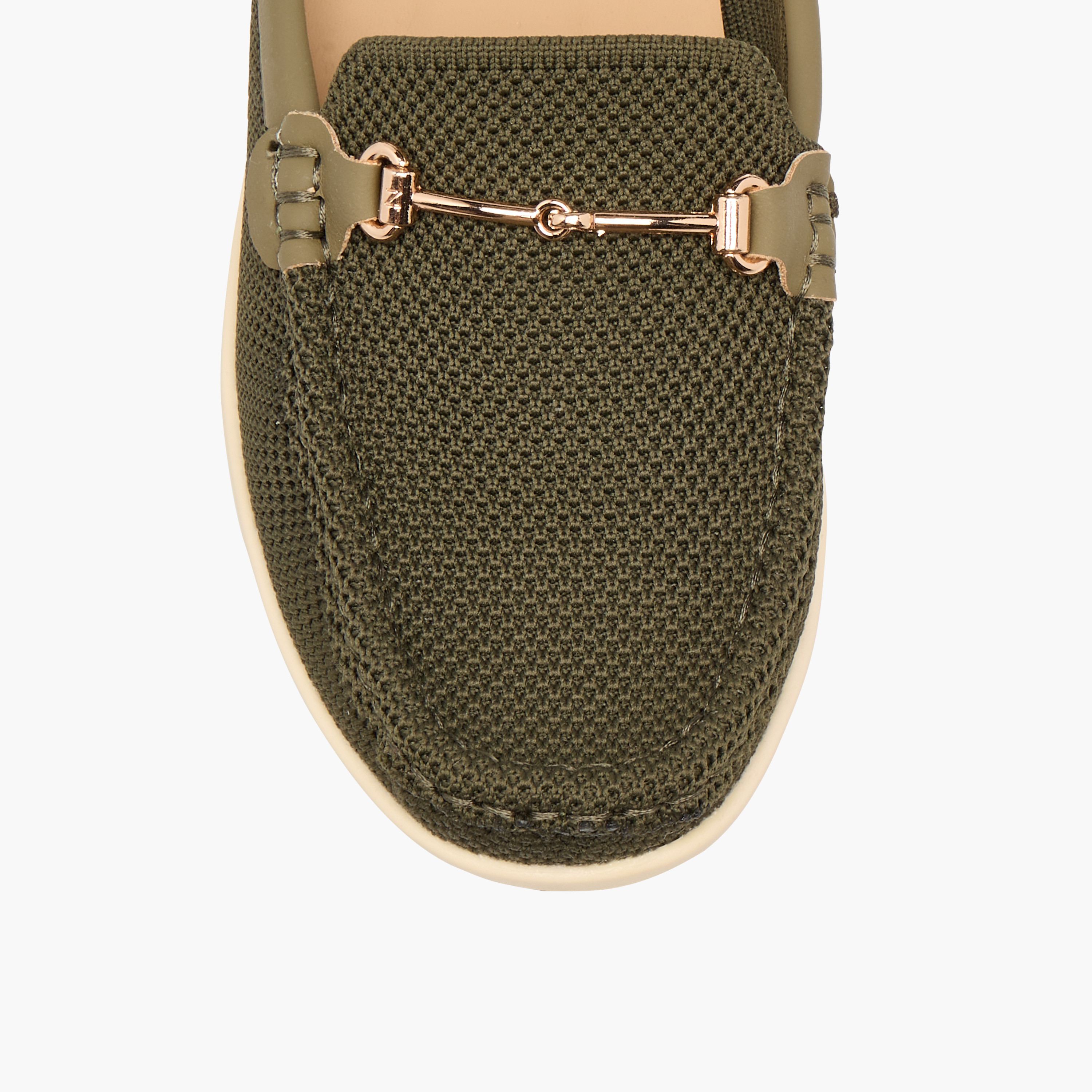 Le Confort Metal Accent Flyknit Slip-On Mules with Wedge Heels-women-shoes-sandals-heeled-image-4