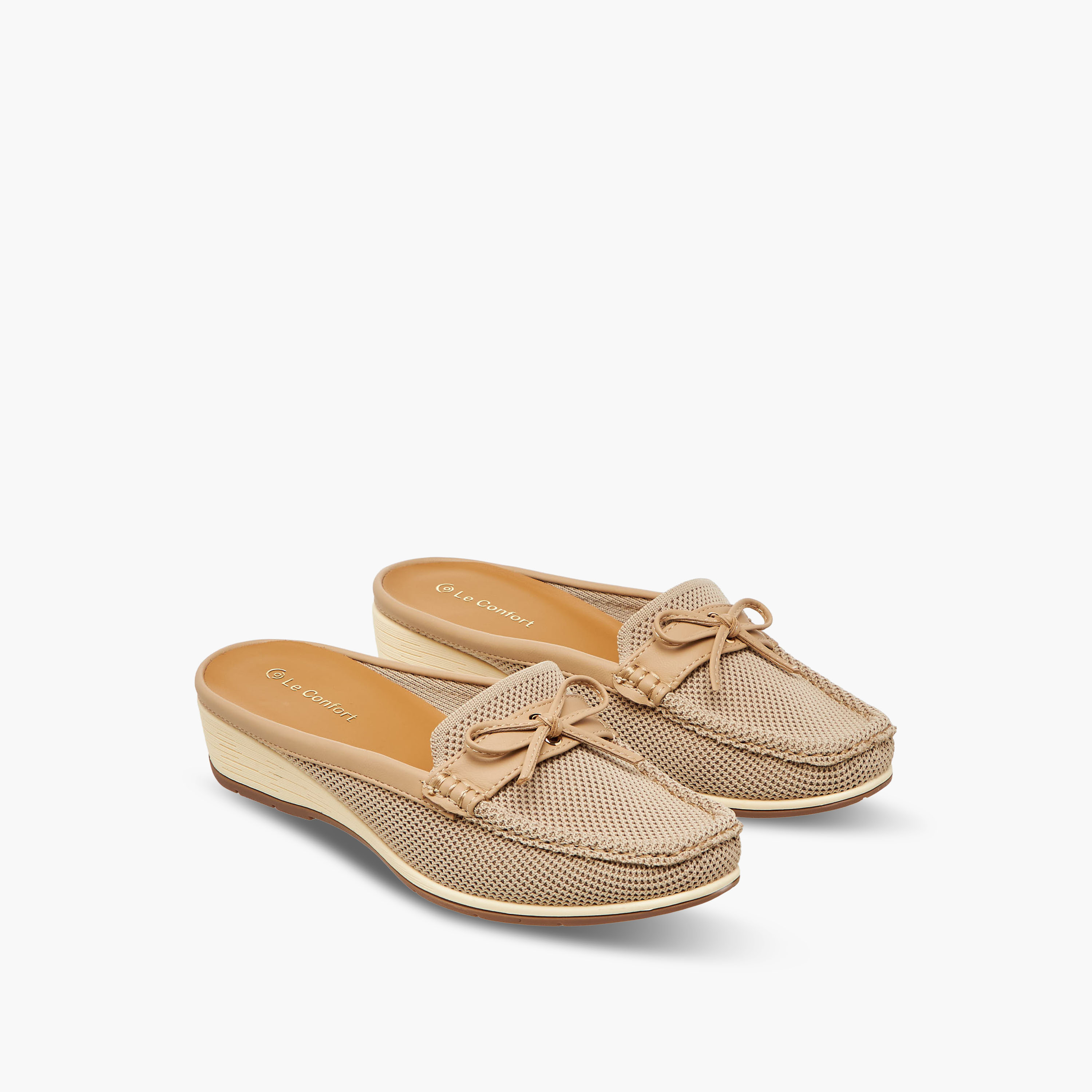 Le Confort Women Wedge Heel Mules-women-shoes-flats-mules-image-1