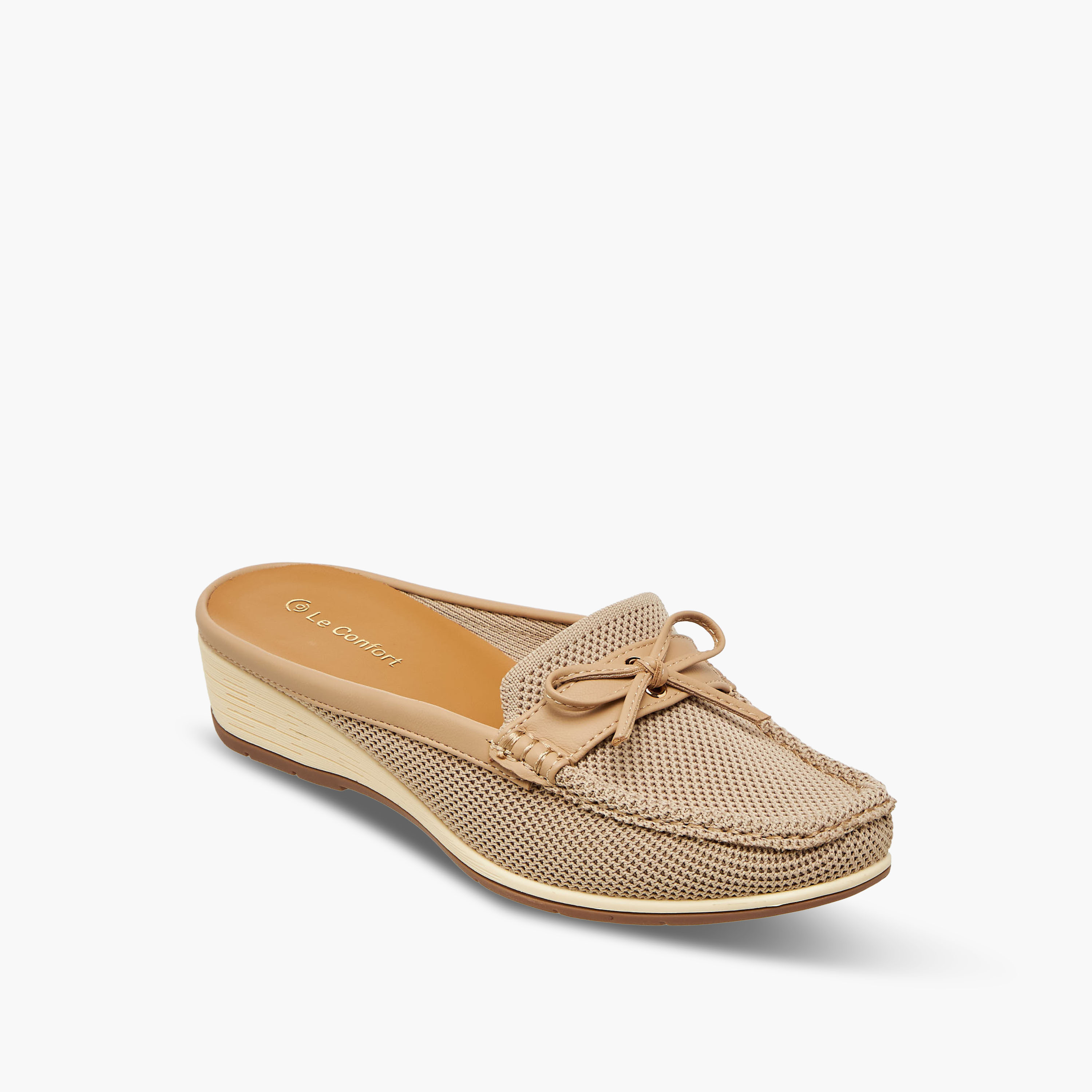 Le Confort Women Wedge Heel Mules-women-shoes-flats-mules-image-2