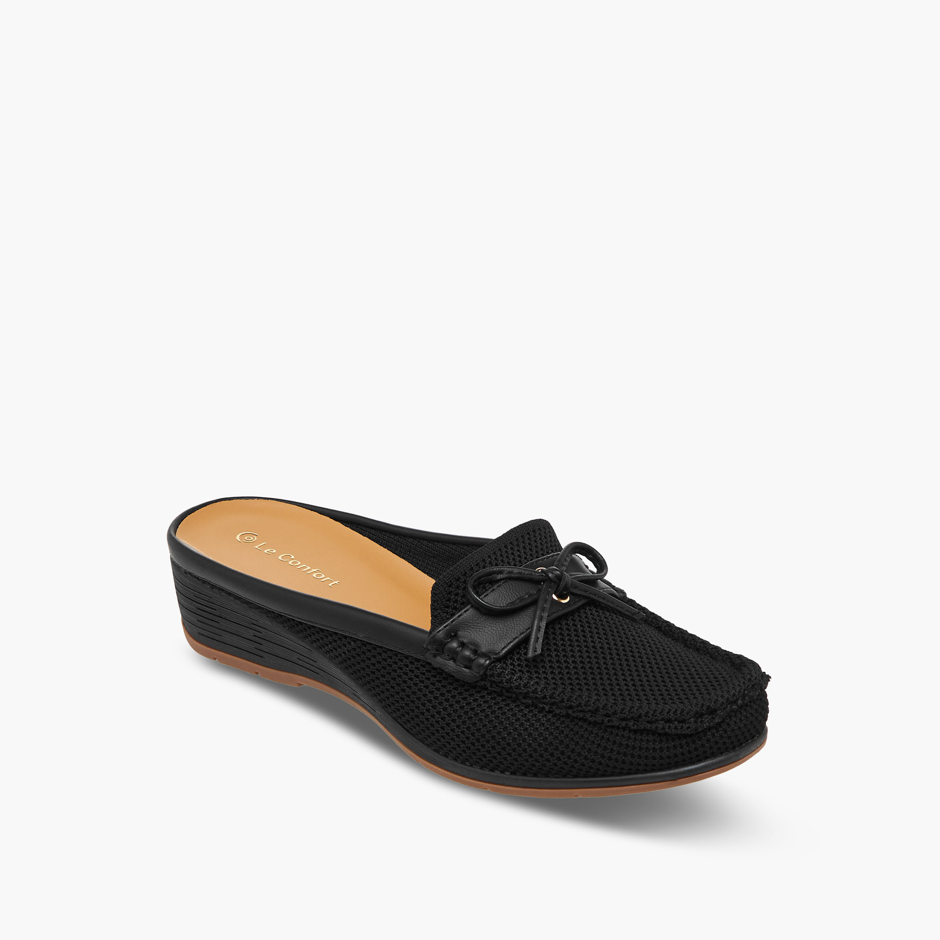Le Confort Women Wedge Heel Mules-women-shoes-flats-mules-image-2