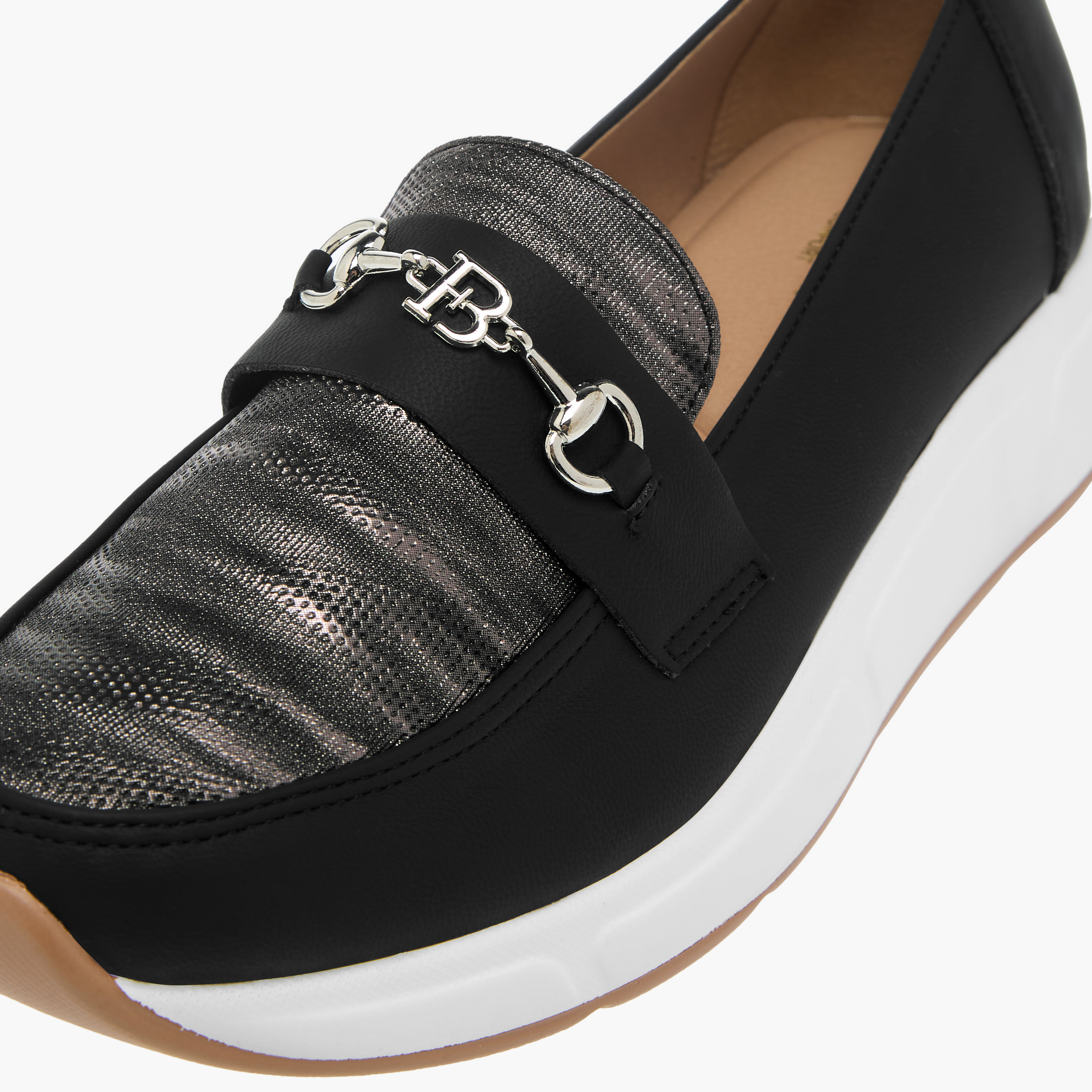 Flora Bella Textured Wedge Comfort Shoes with Metal Accent-women-shoes-loafersandmoccasins-image-4