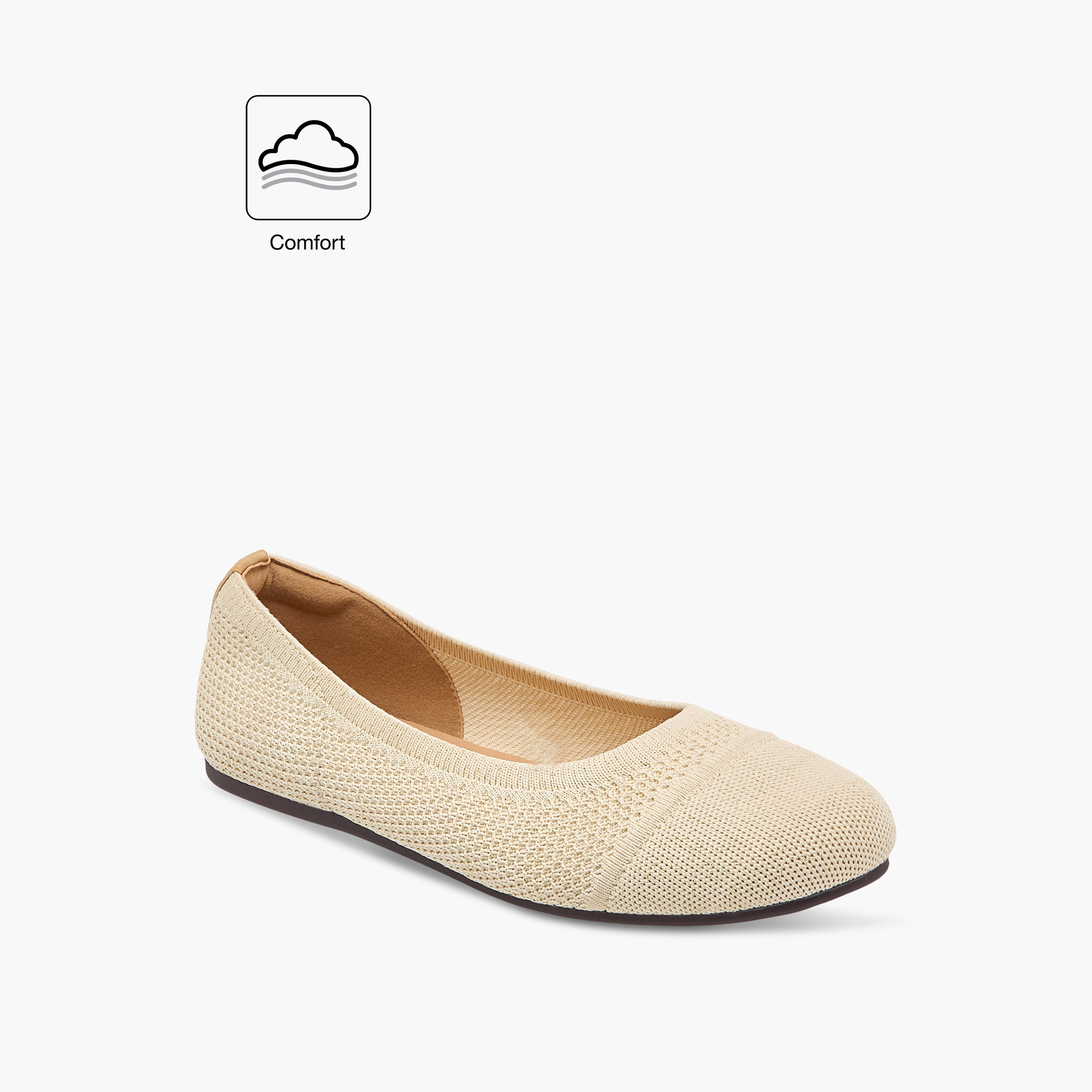 Le Confort Flyknit Slip-On Comfort Ballerina Shoes-women-shoes-ballerinas-image-2