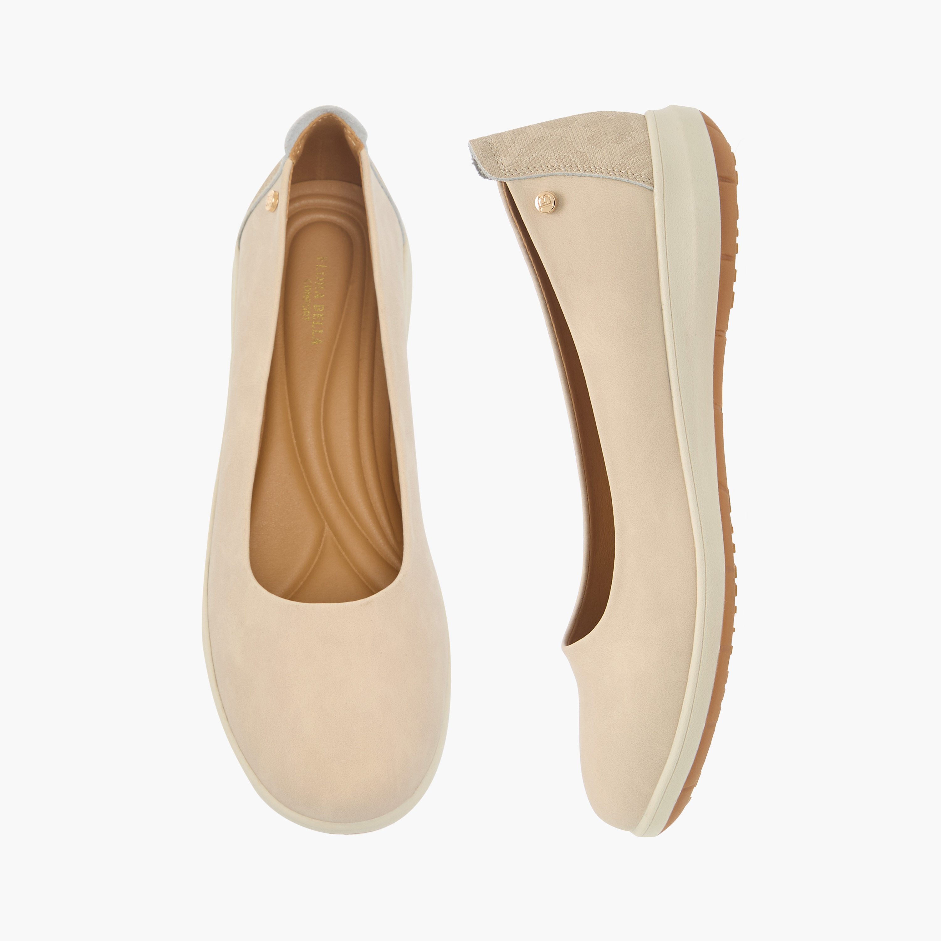 حذاء باليرينا مريح سهل الارتداء بارز الملمس من فلورا بيلا-women-shoes-ballerinas-image-1