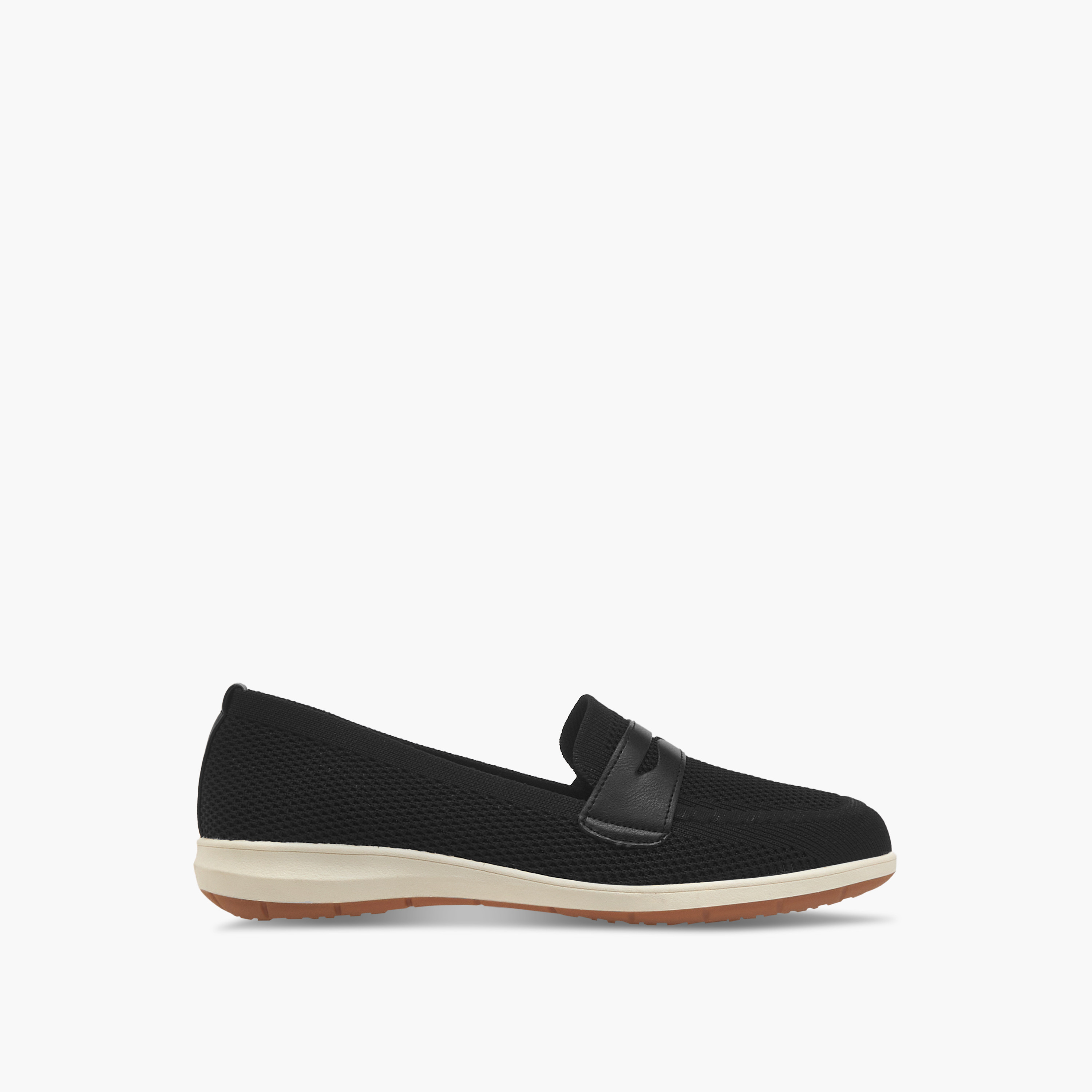 Le Confort Mesh Slip-On Comfort Loafers with Cutout Detail-women-shoes-loafersandmoccasins-image-3