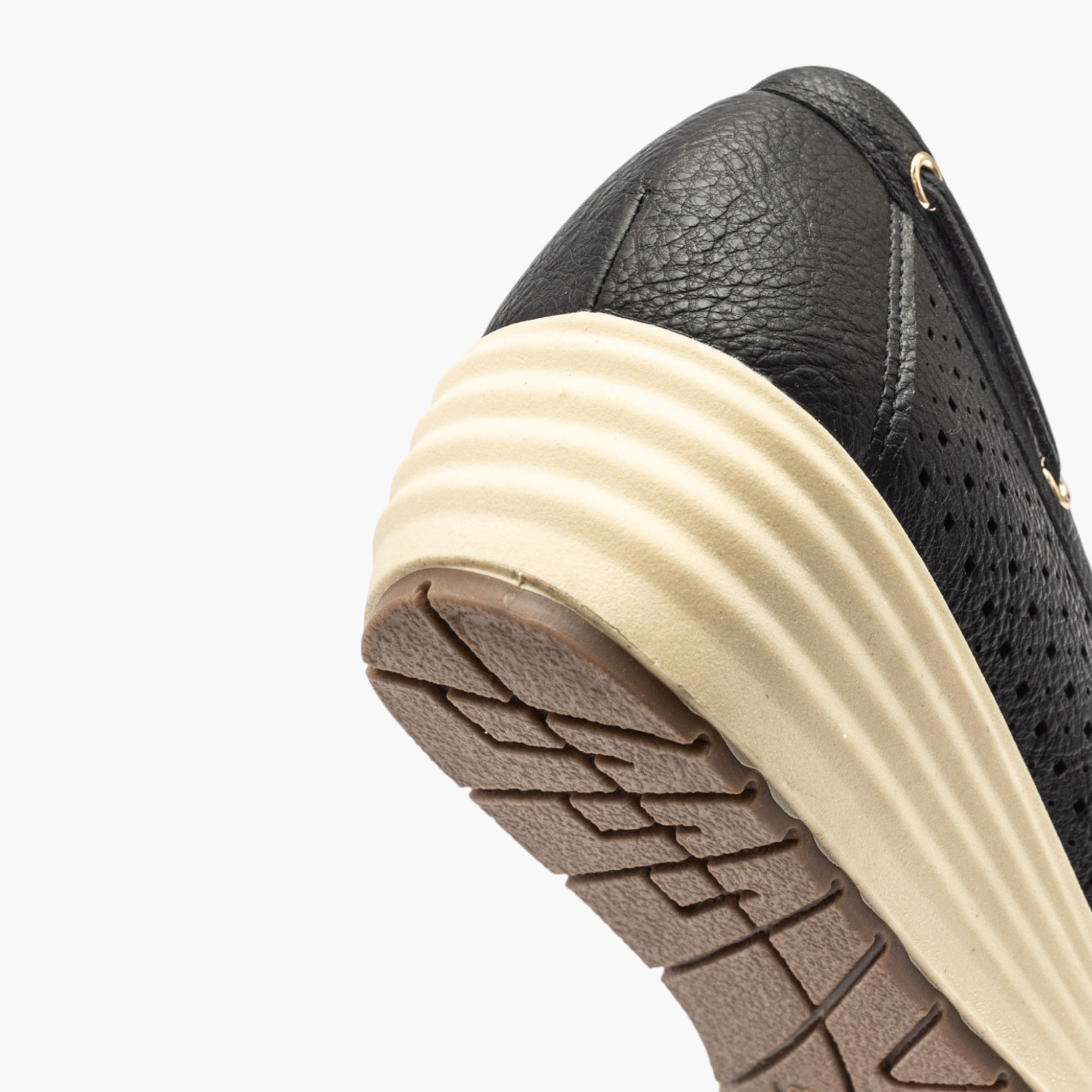 Le Confort Textured Slip-On Comfort Moccasins with Bow Detail-women-shoes-loafersandmoccasins-image-5