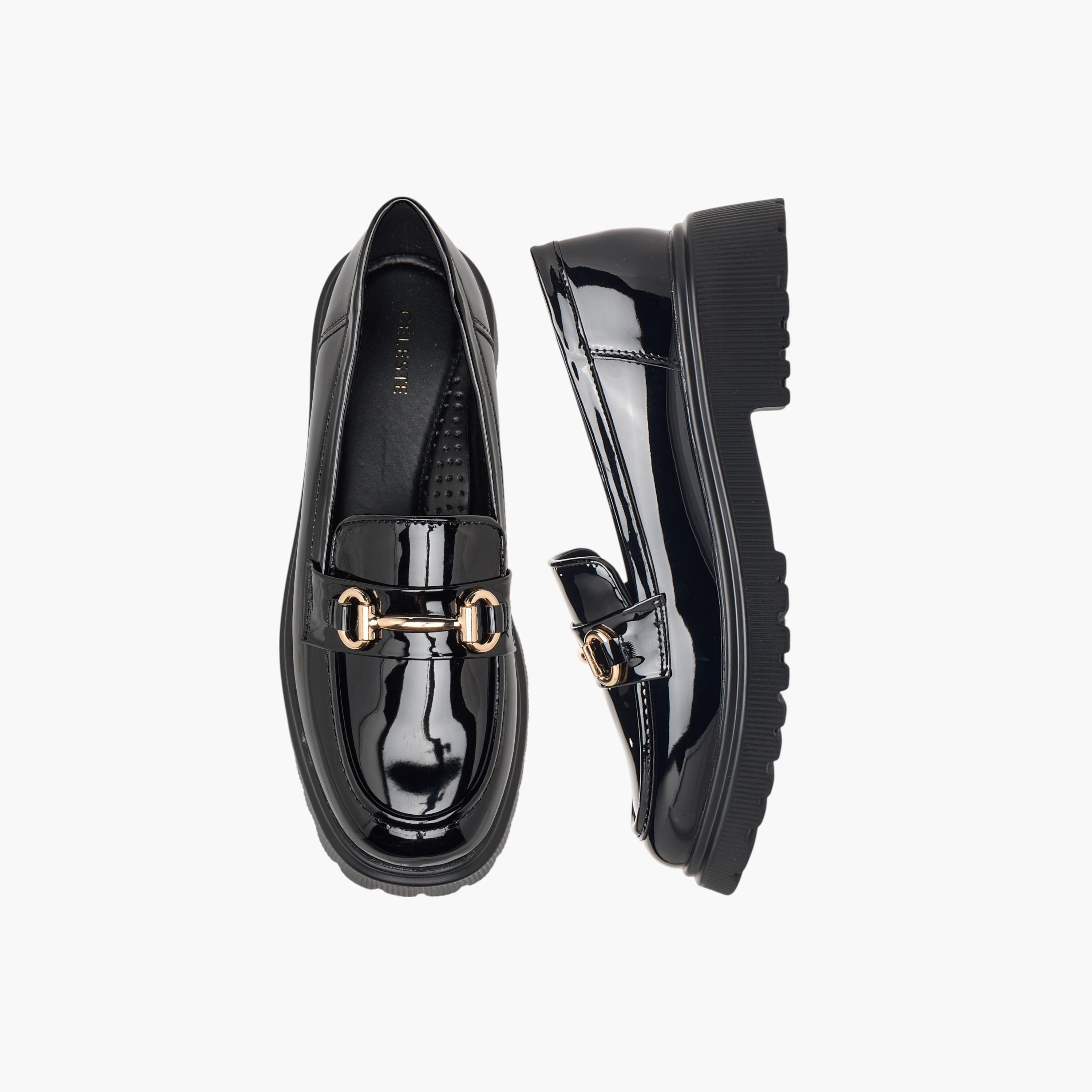 حذاء سهل الارتداء بزينة معدنية للنساء من سيليست-women-shoes-loafersandmoccasins-image-1