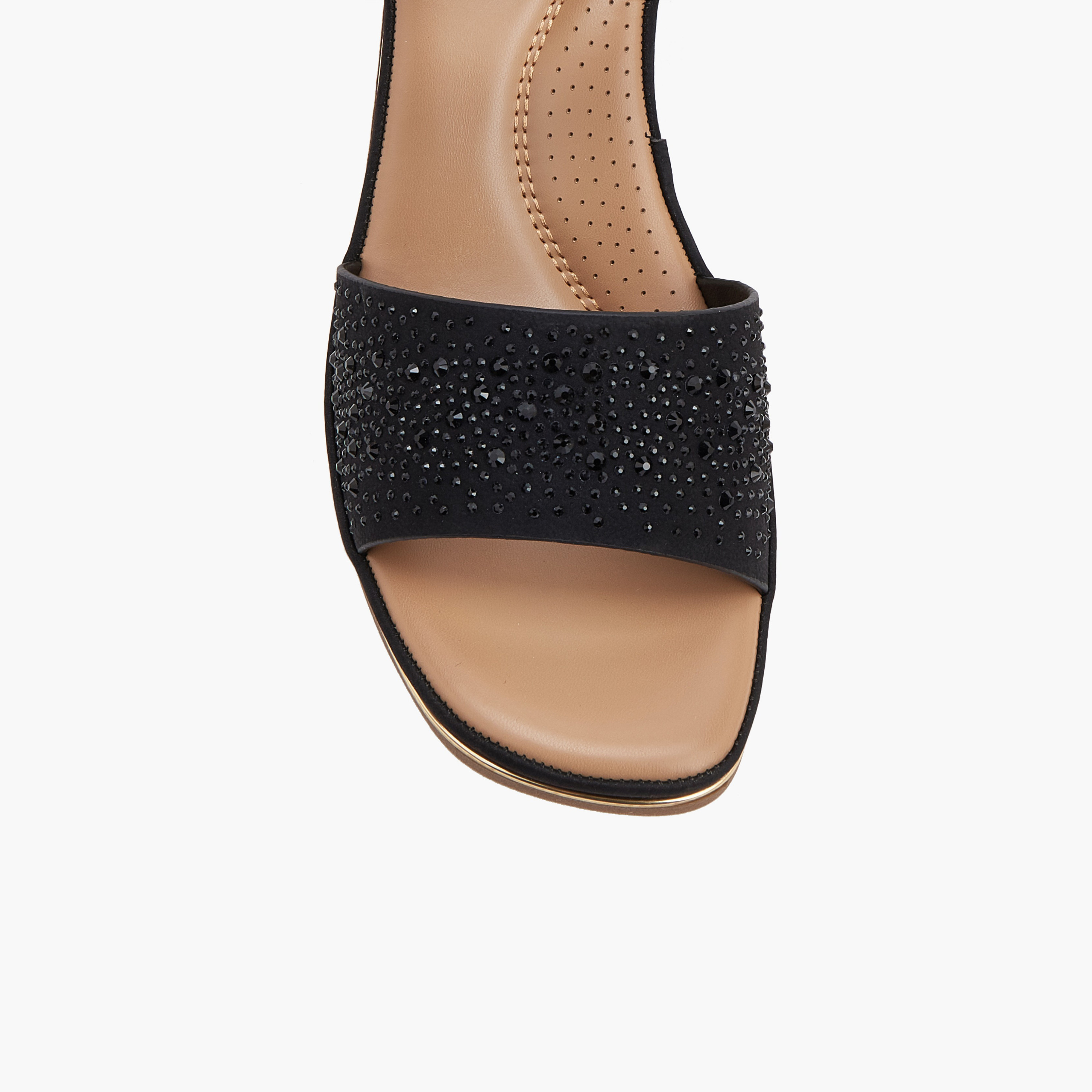 صندل بكعب ويدج بزينة راينستون للنساء من لو كونفورت-women-shoes-sandals-heeled-image-2