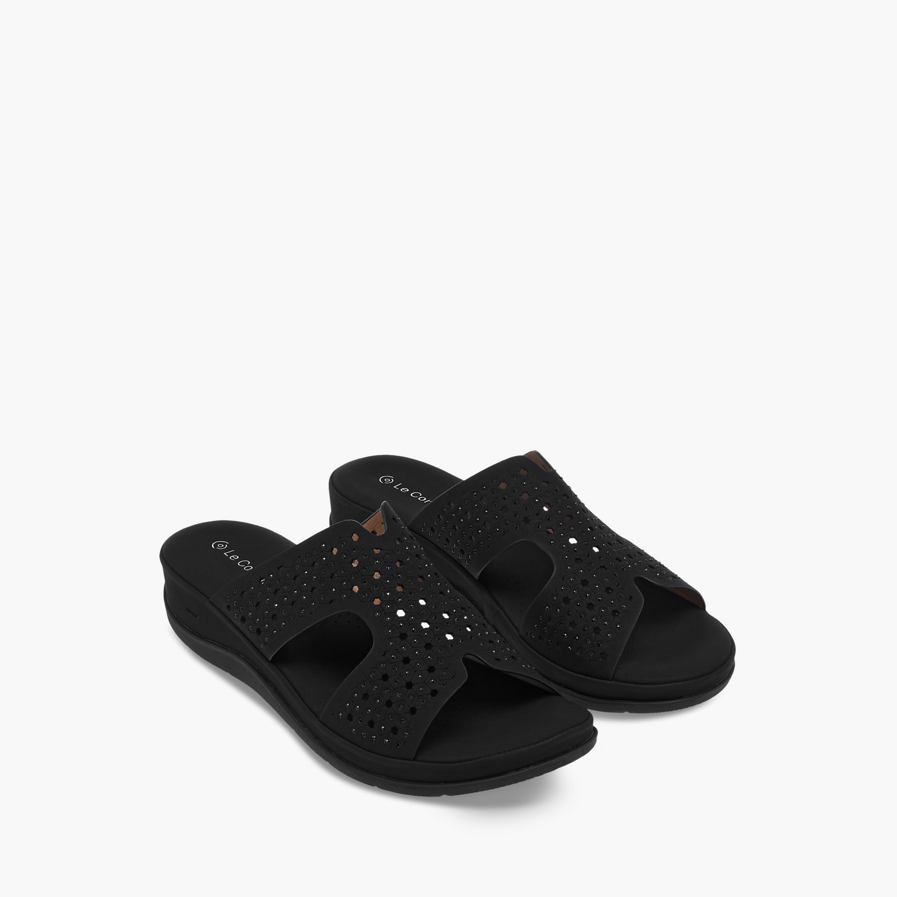 Le Confort Embellished Slip-On Comfort Sandals-women-shoes-flats-sandals-image-1