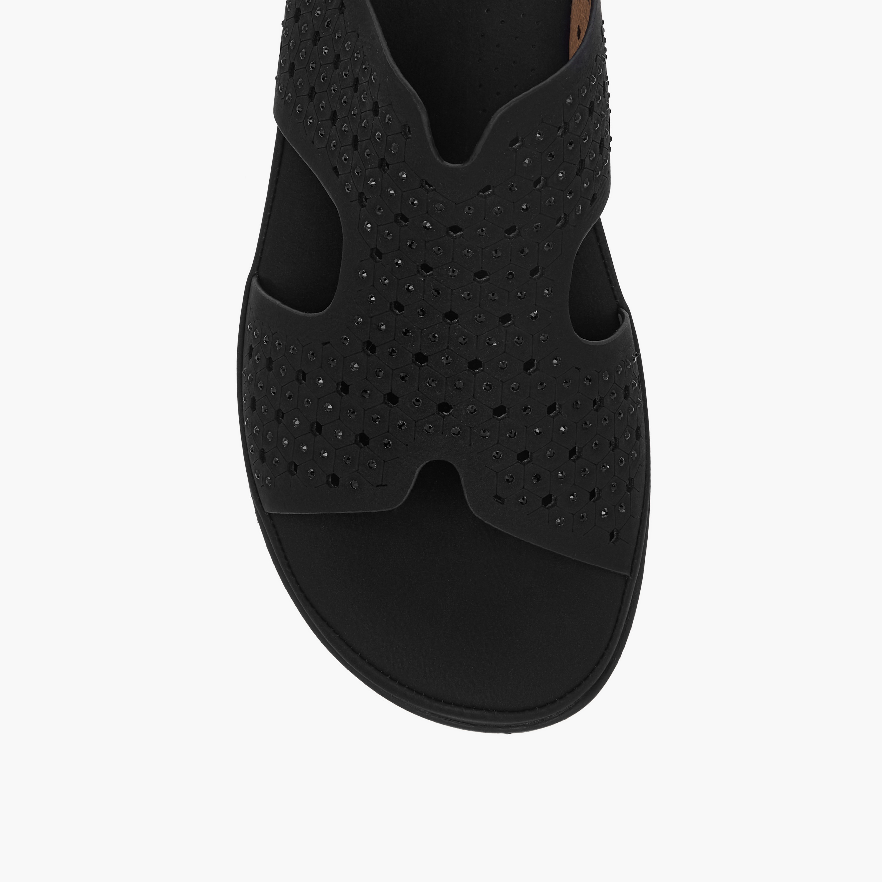 Le Confort Embellished Slip-On Comfort Sandals-women-shoes-flats-sandals-image-4