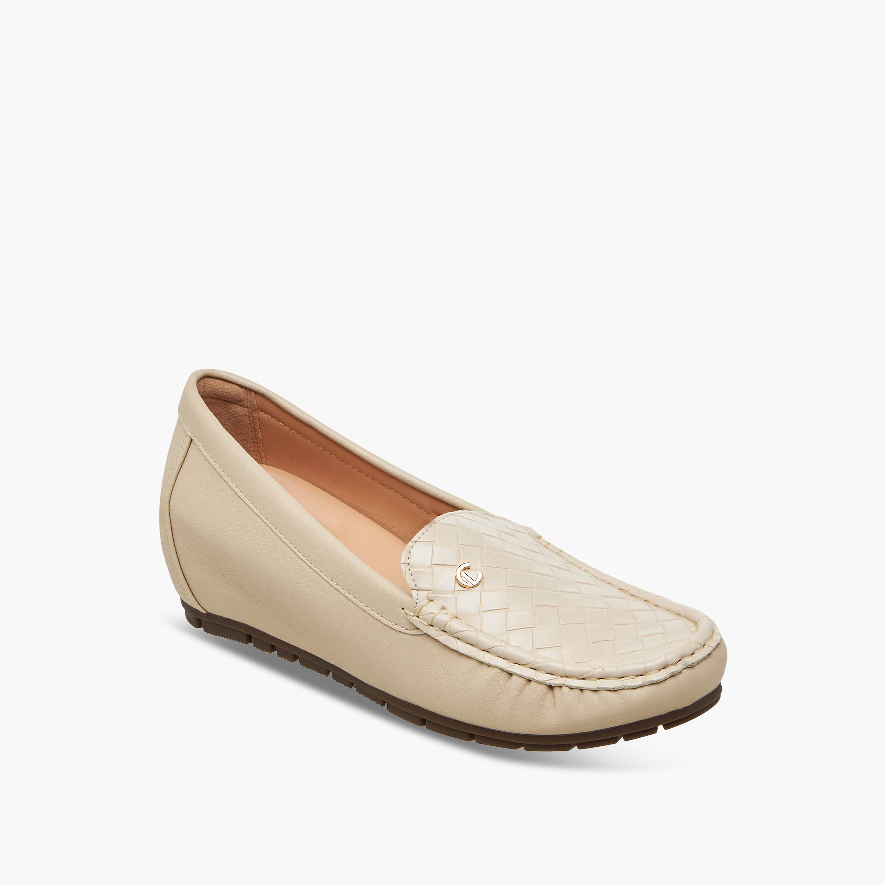 Le Confort Women Wedge Heel Loafers-women-shoes-sandals-heeled-image-2