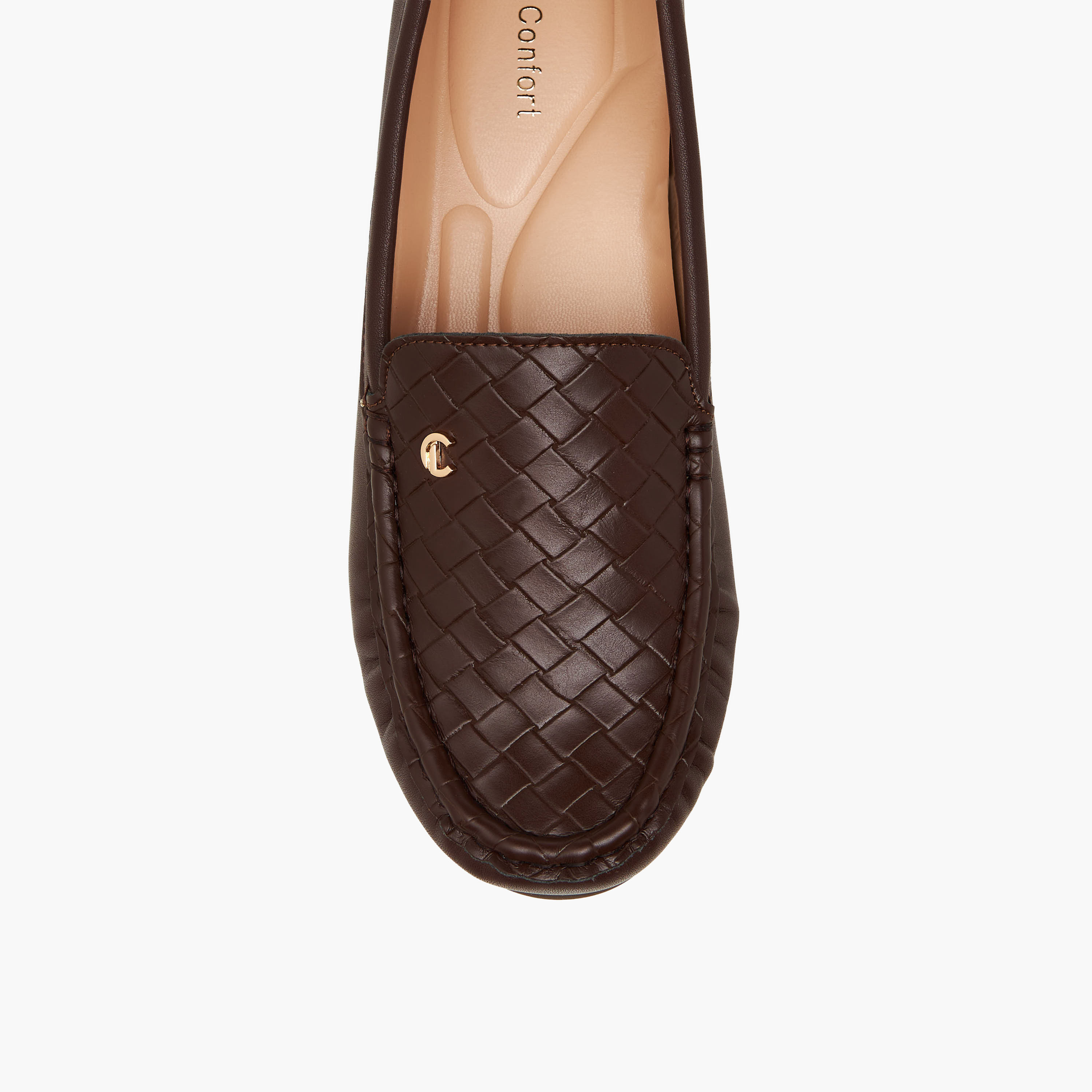 Le Confort Women Wedge Heel Loafers-women-shoes-sandals-heeled-image-4