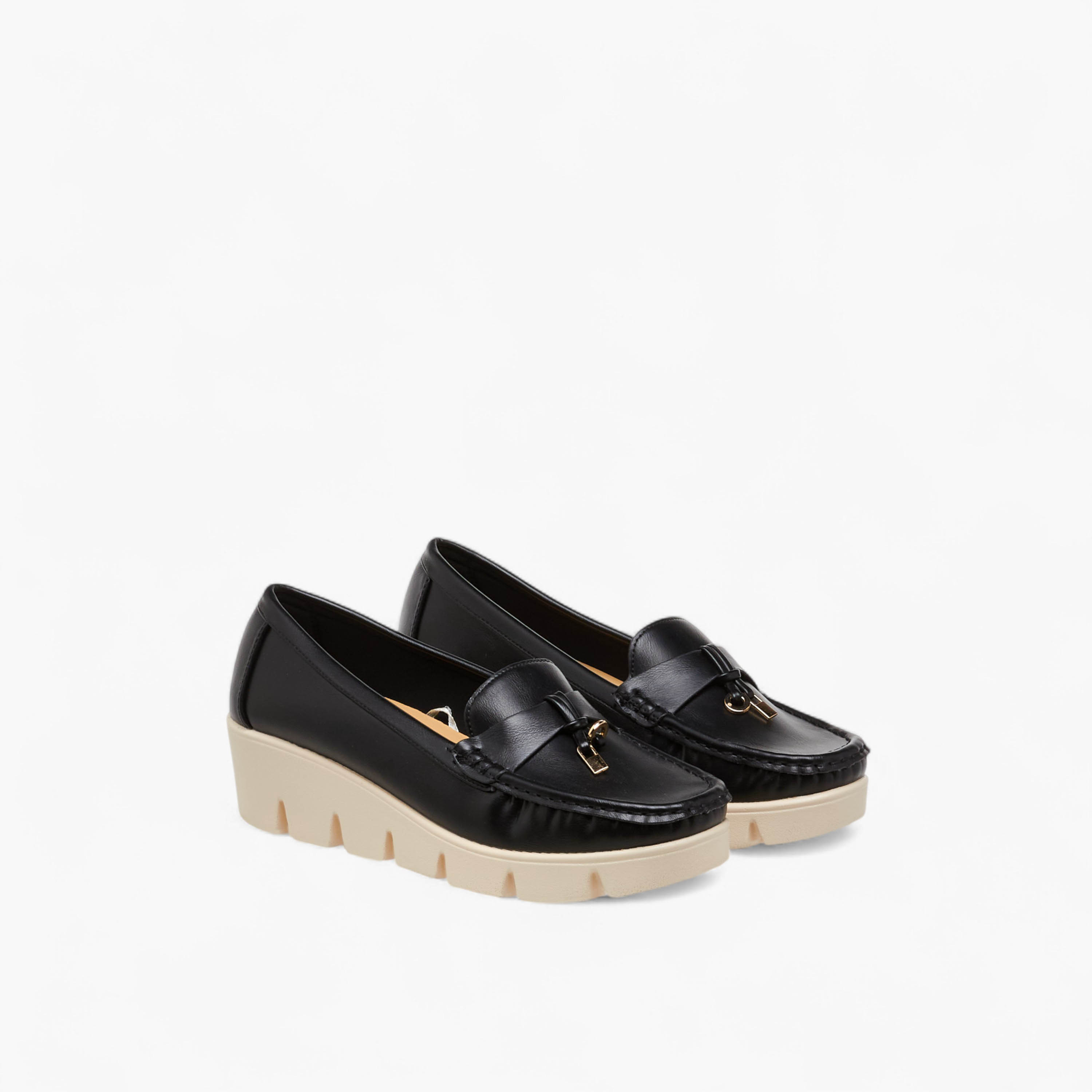 Le Confort Women's Wedge Heel Loafers-women-shoes-loafersandmoccasins-image-1