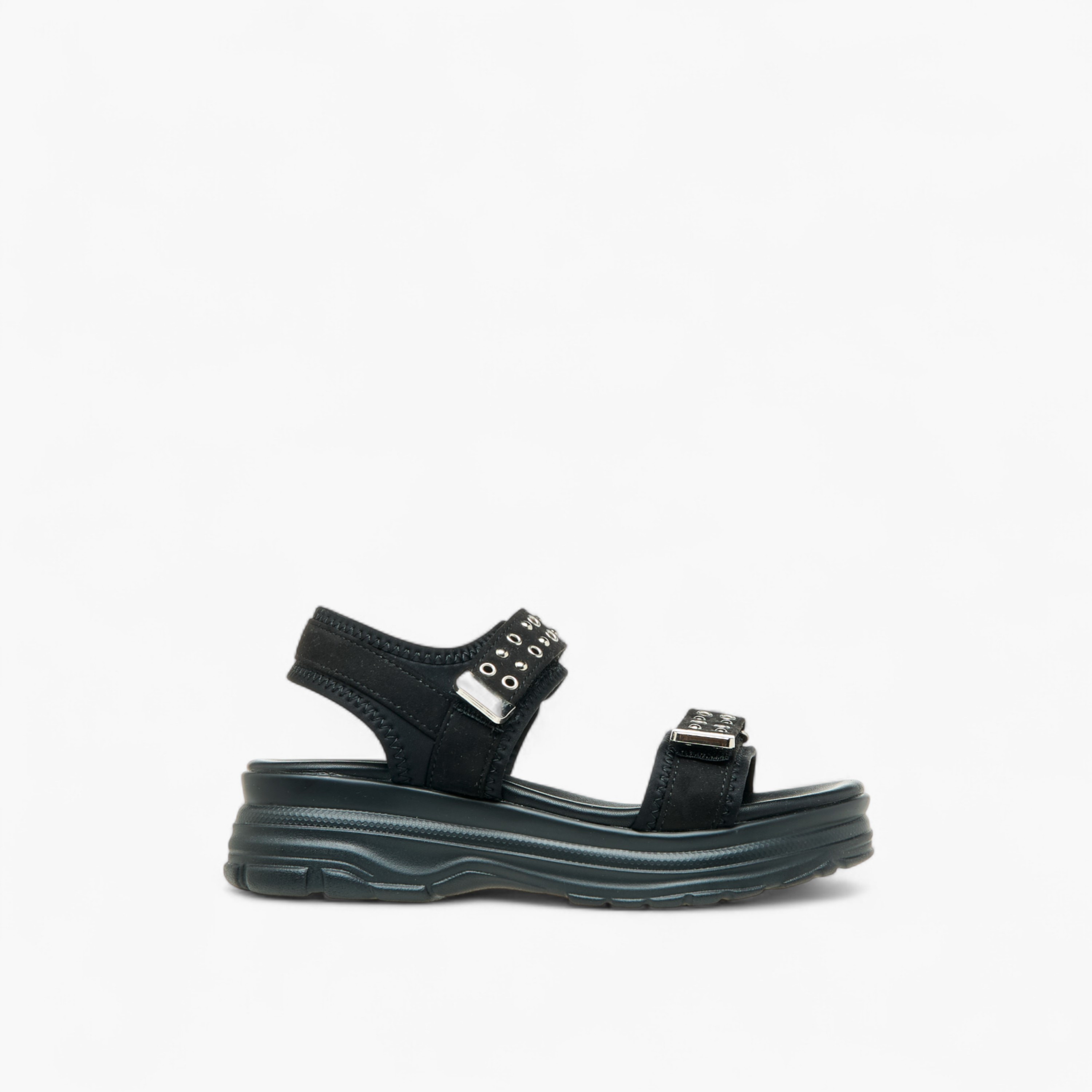 Le Confort Rivet Embellished Sandals with Hook and Loop Closure-girls-shoes-sandals-image-7