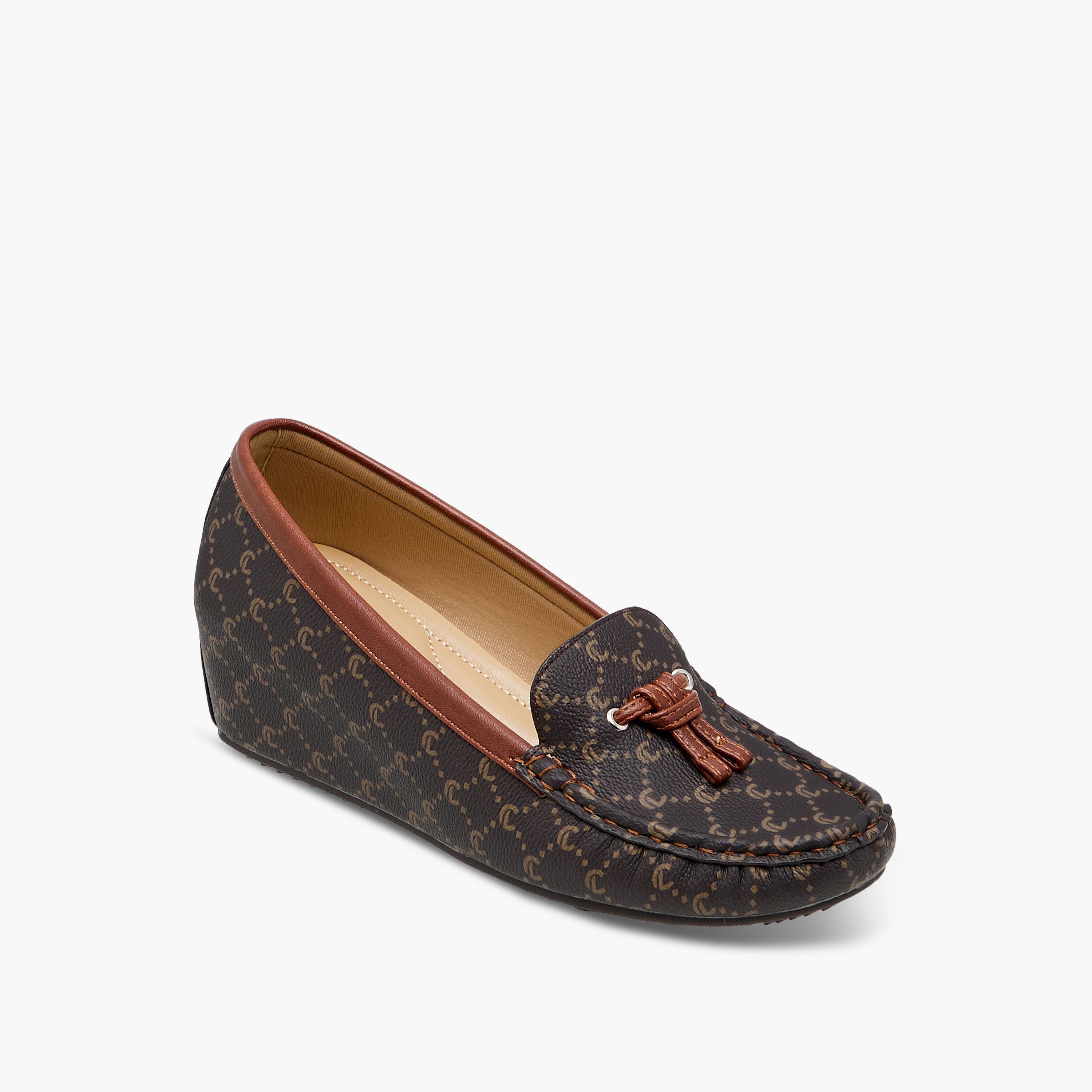 Le Confort Monogram Print Slip-On Loafers-women-shoes-loafersandmoccasins-image-3